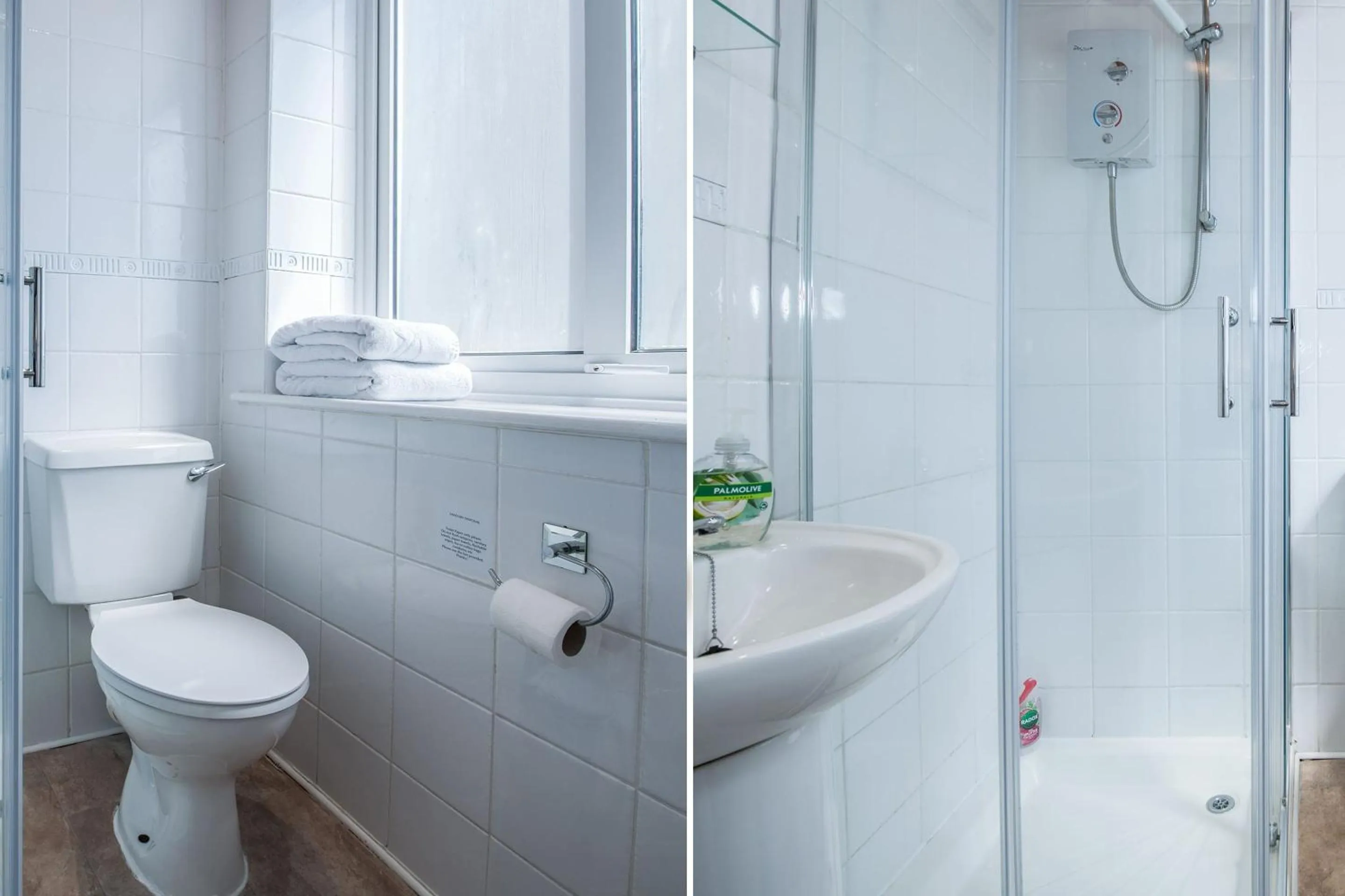 Bathroom in OYO Pier Hotel