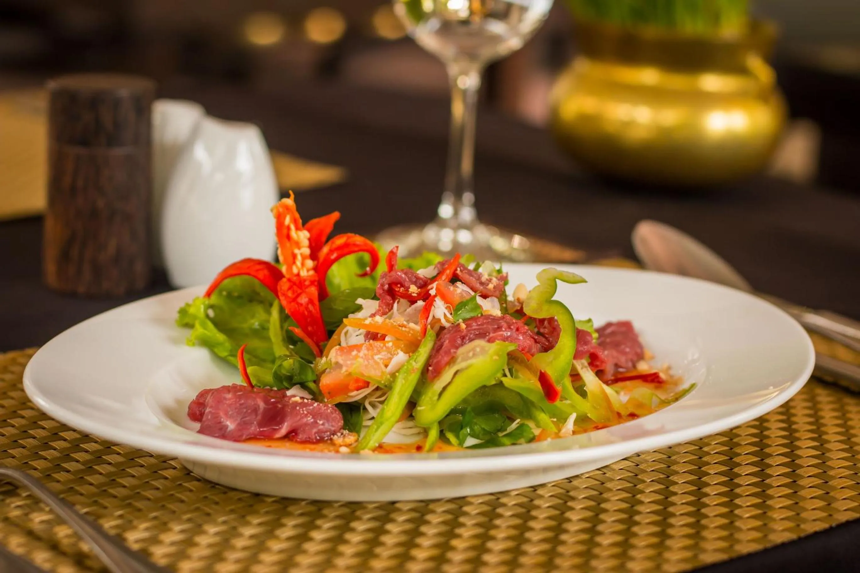 Food close-up in SAKABAN Suite