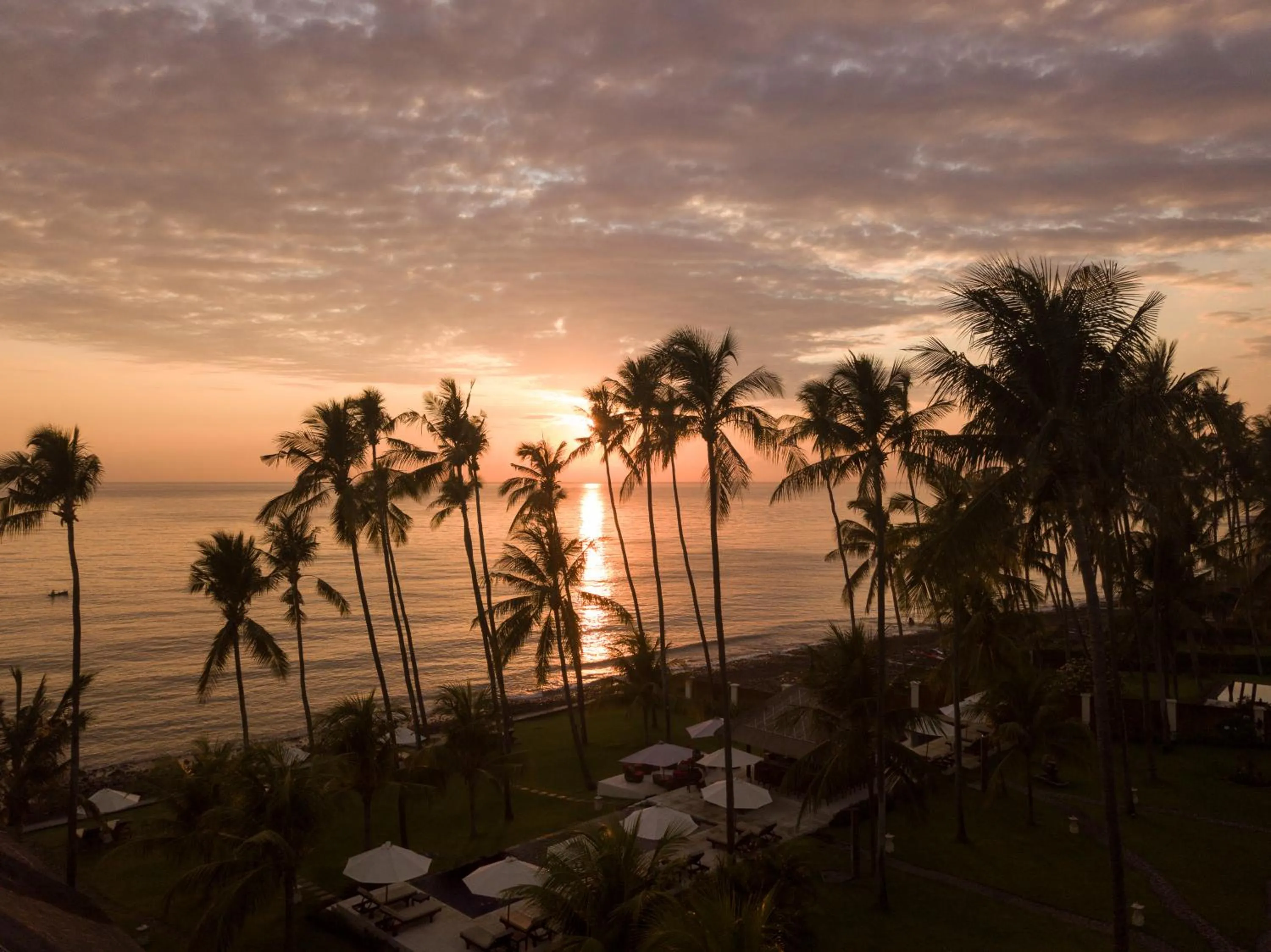 Bird's eye view in Kubu Indah Dive & Spa Resort