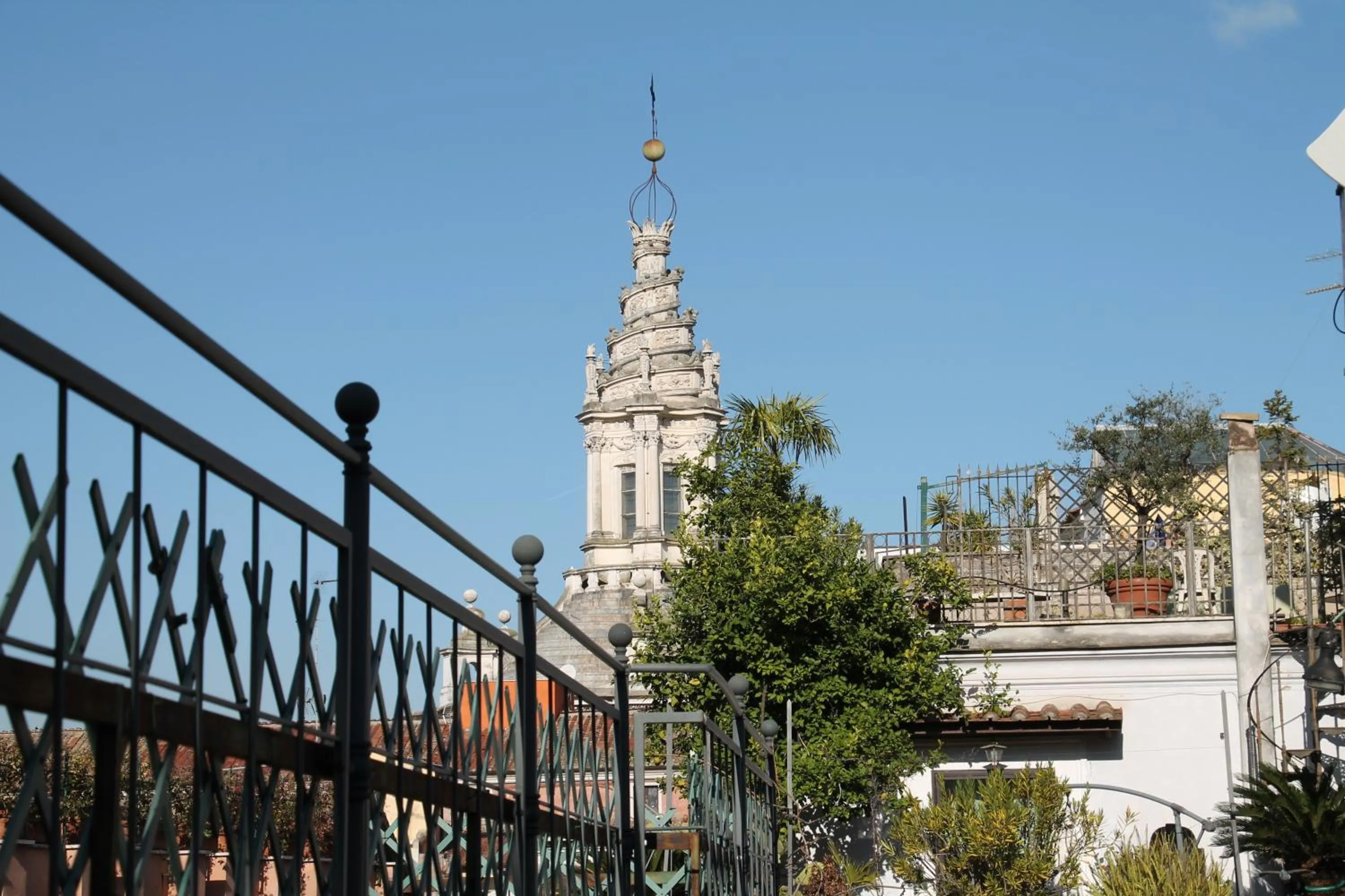 City view in Di Rienzo Pantheon Palace