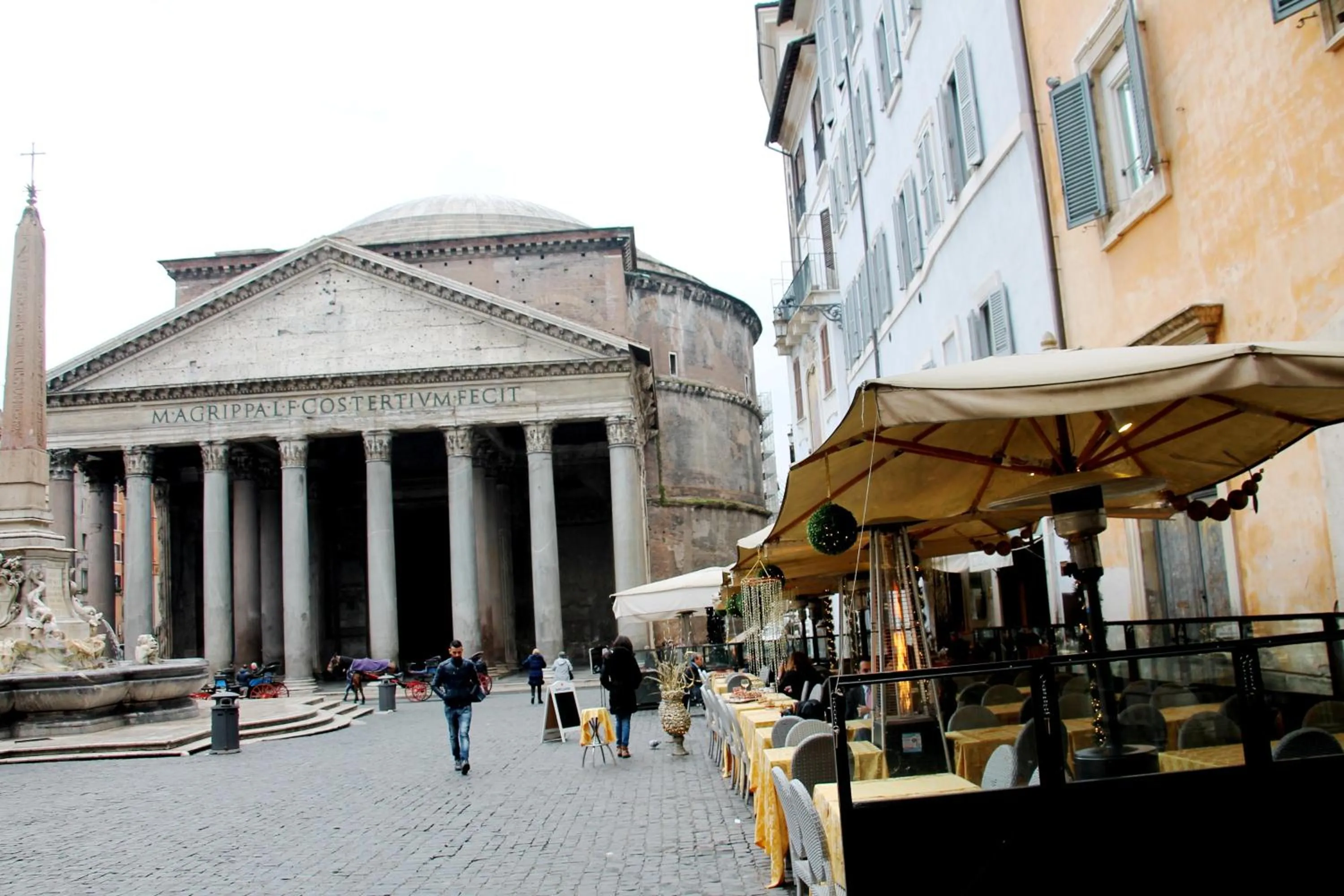 Restaurant/places to eat in Di Rienzo Pantheon Palace