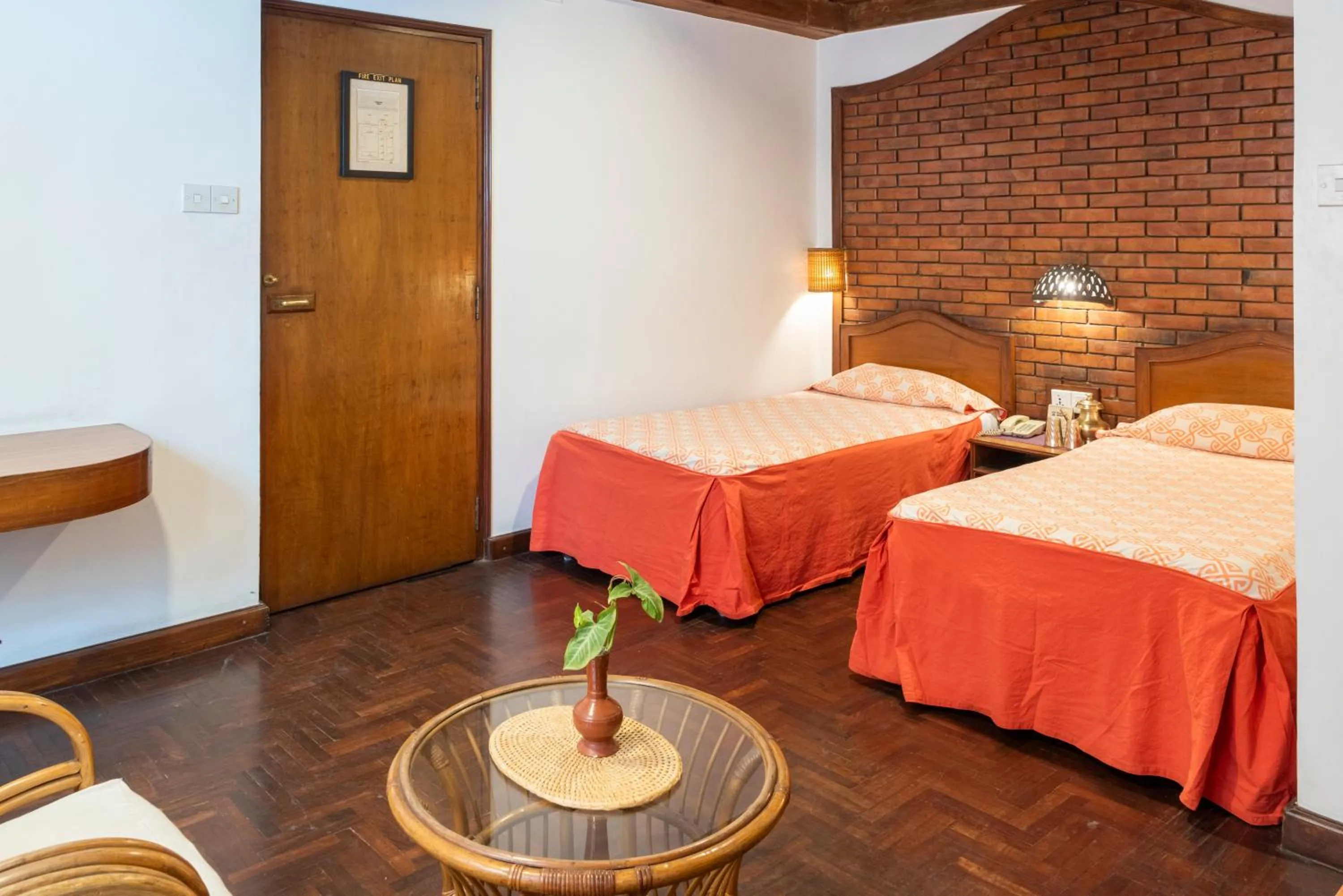 Bedroom, Bed in Kantipur Temple House