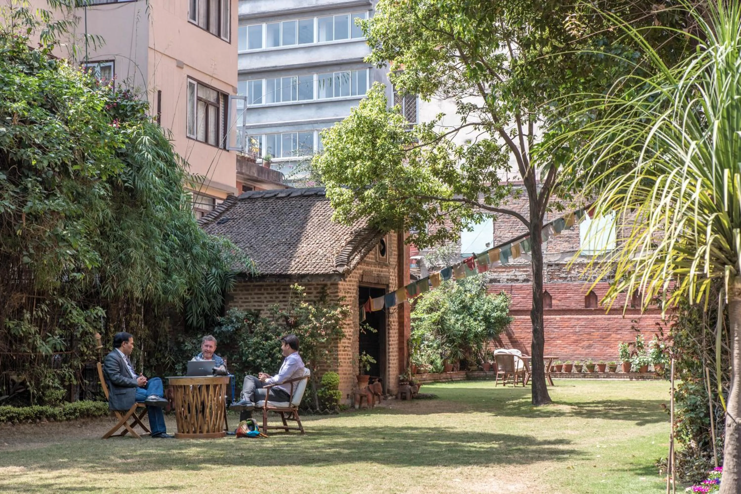 Garden in Kantipur Temple House