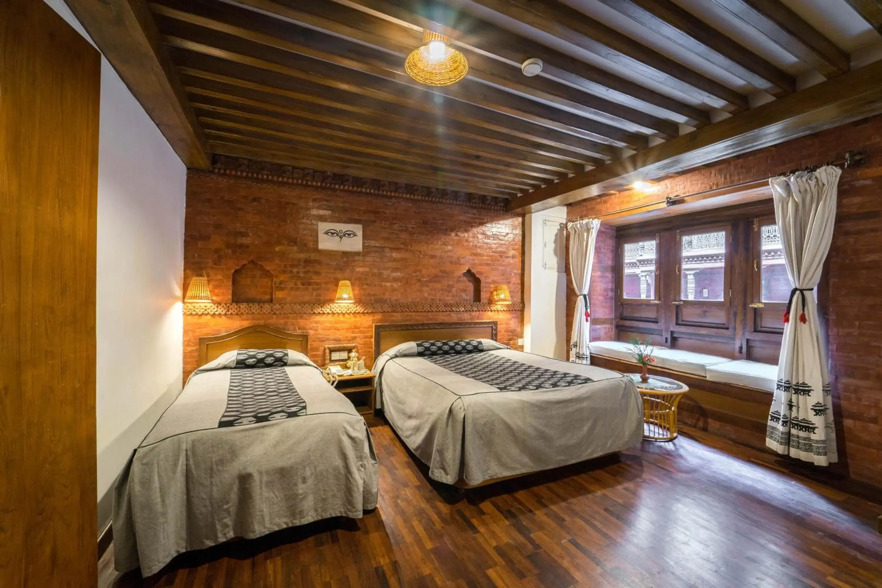 Photo of the whole room, Bed in Kantipur Temple House Photo of the whole room, Bed in Kantipur Temple House