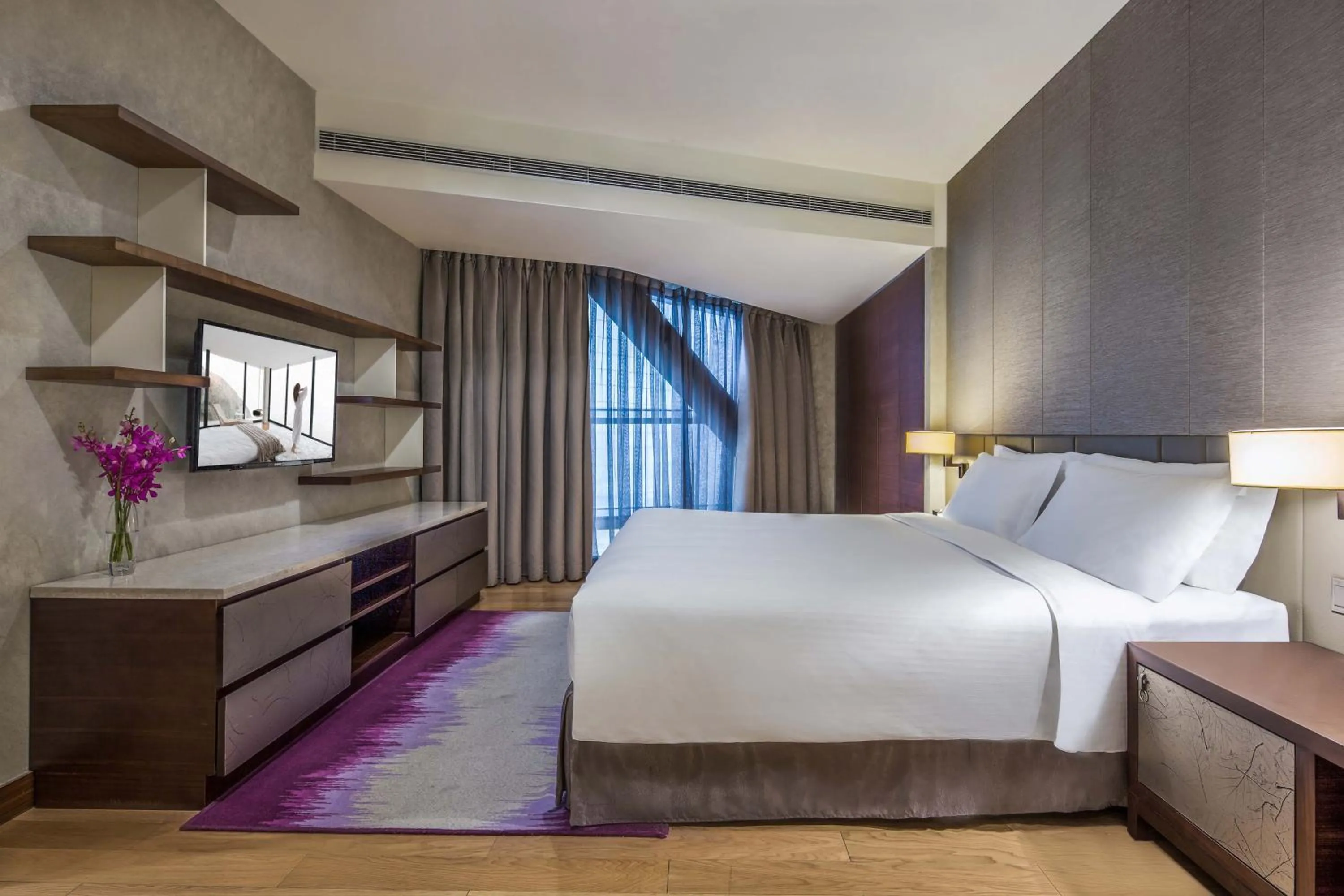 Bed in Ascott Raffles City Chengdu