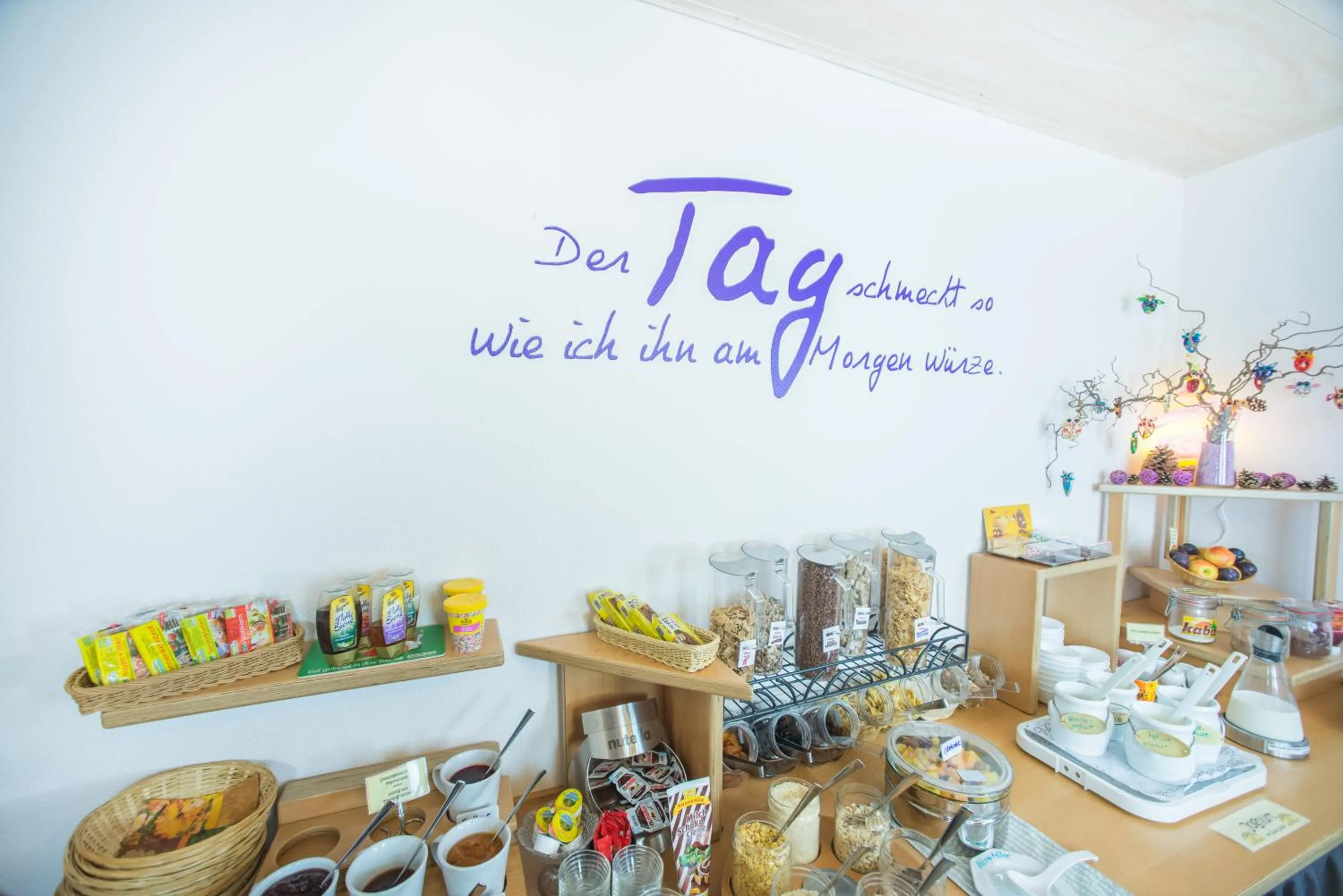 Buffet breakfast in Hotel Burgblick