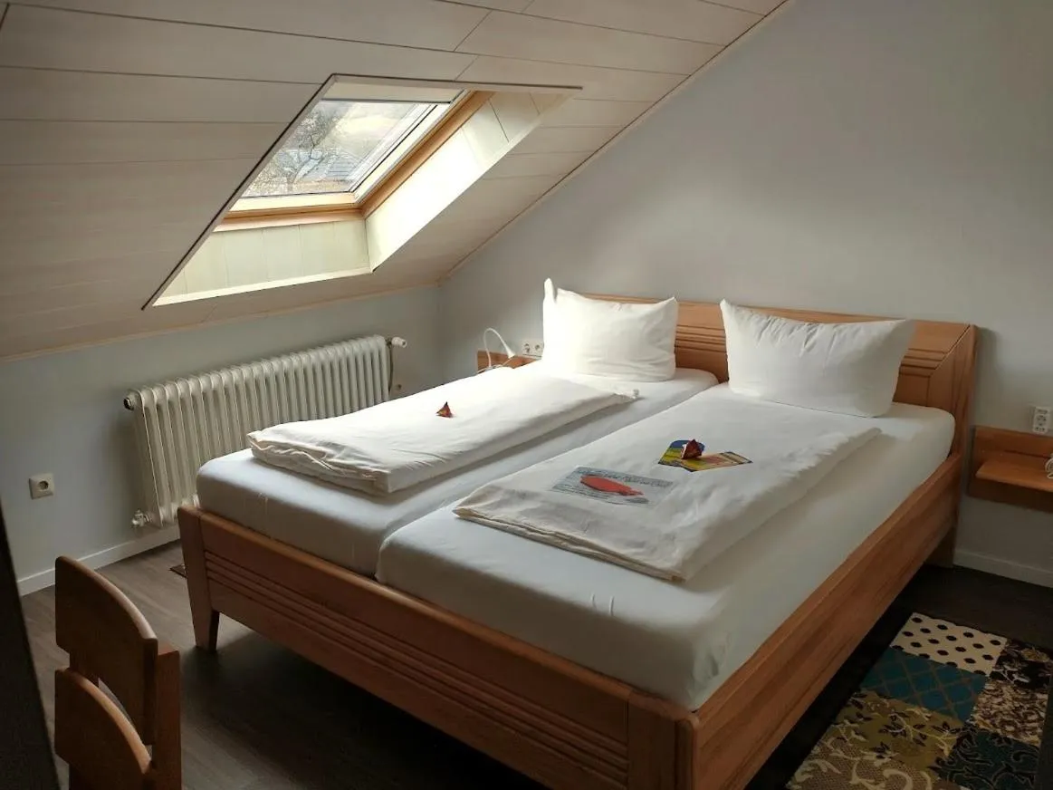 Bed in Hotel Burgblick