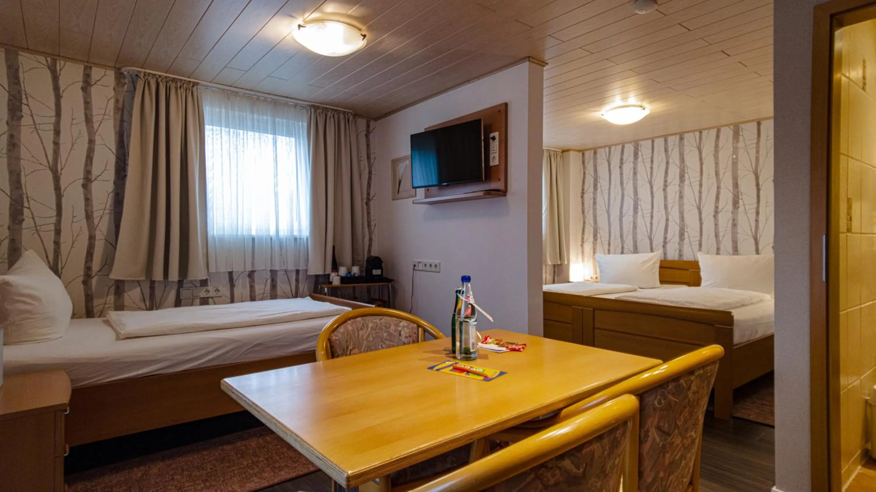 Bed in Hotel Burgblick