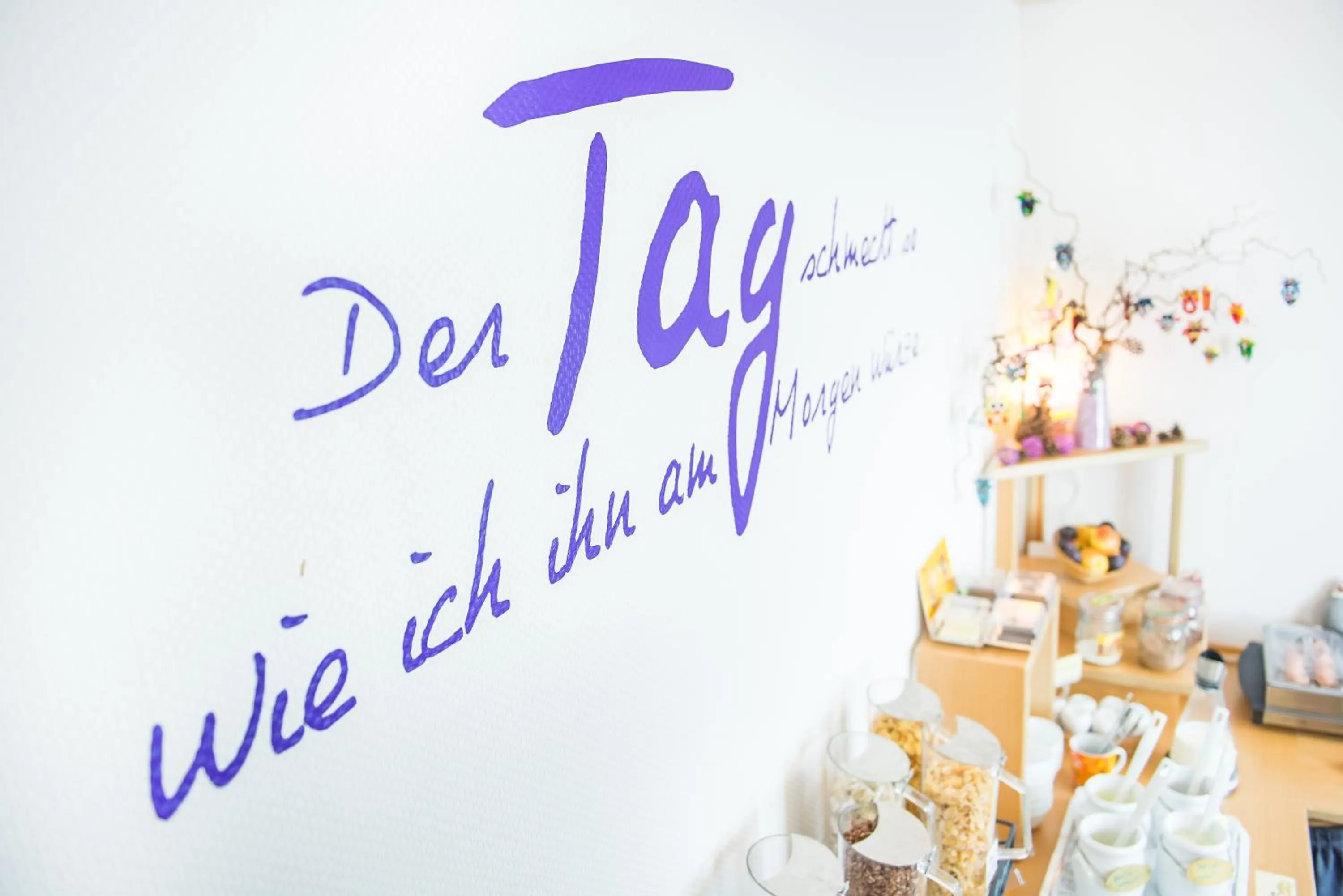 Buffet breakfast in Hotel Burgblick