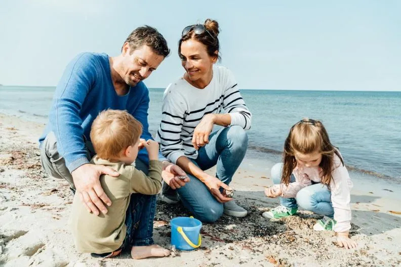 Family in Strandhotel Fischland