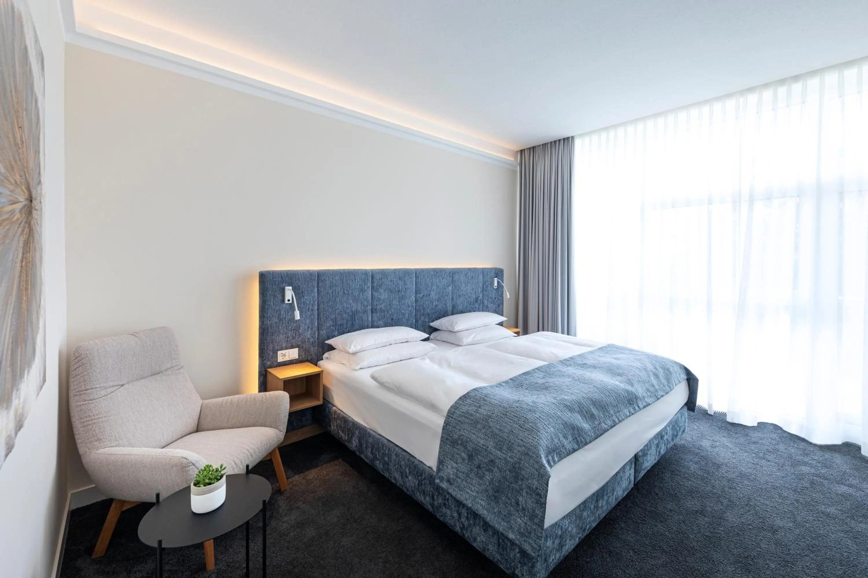 Bed in Strandhotel Fischland