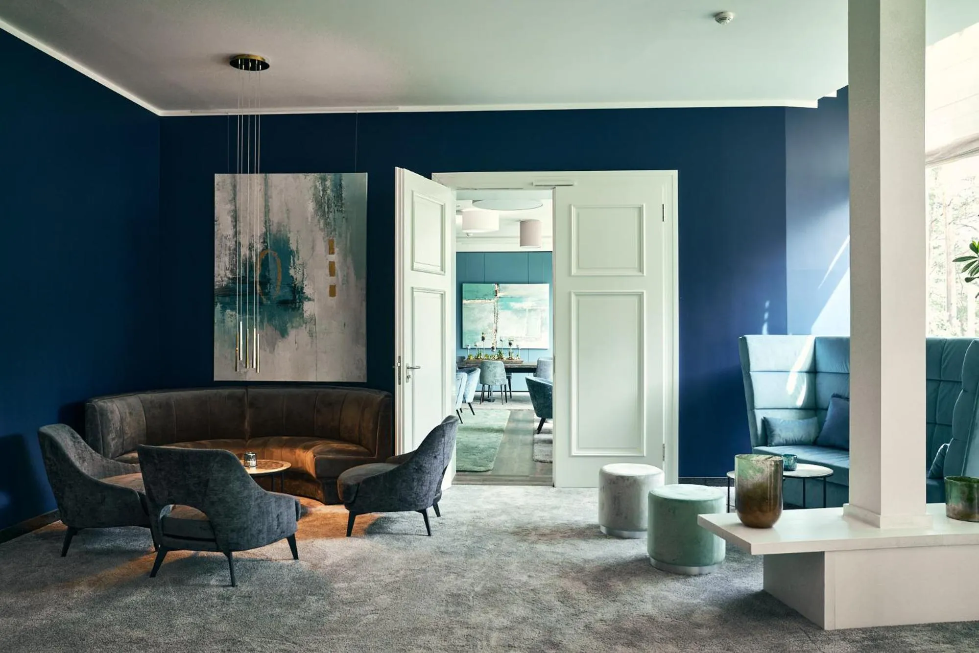 Lobby or reception in Strandhotel Fischland