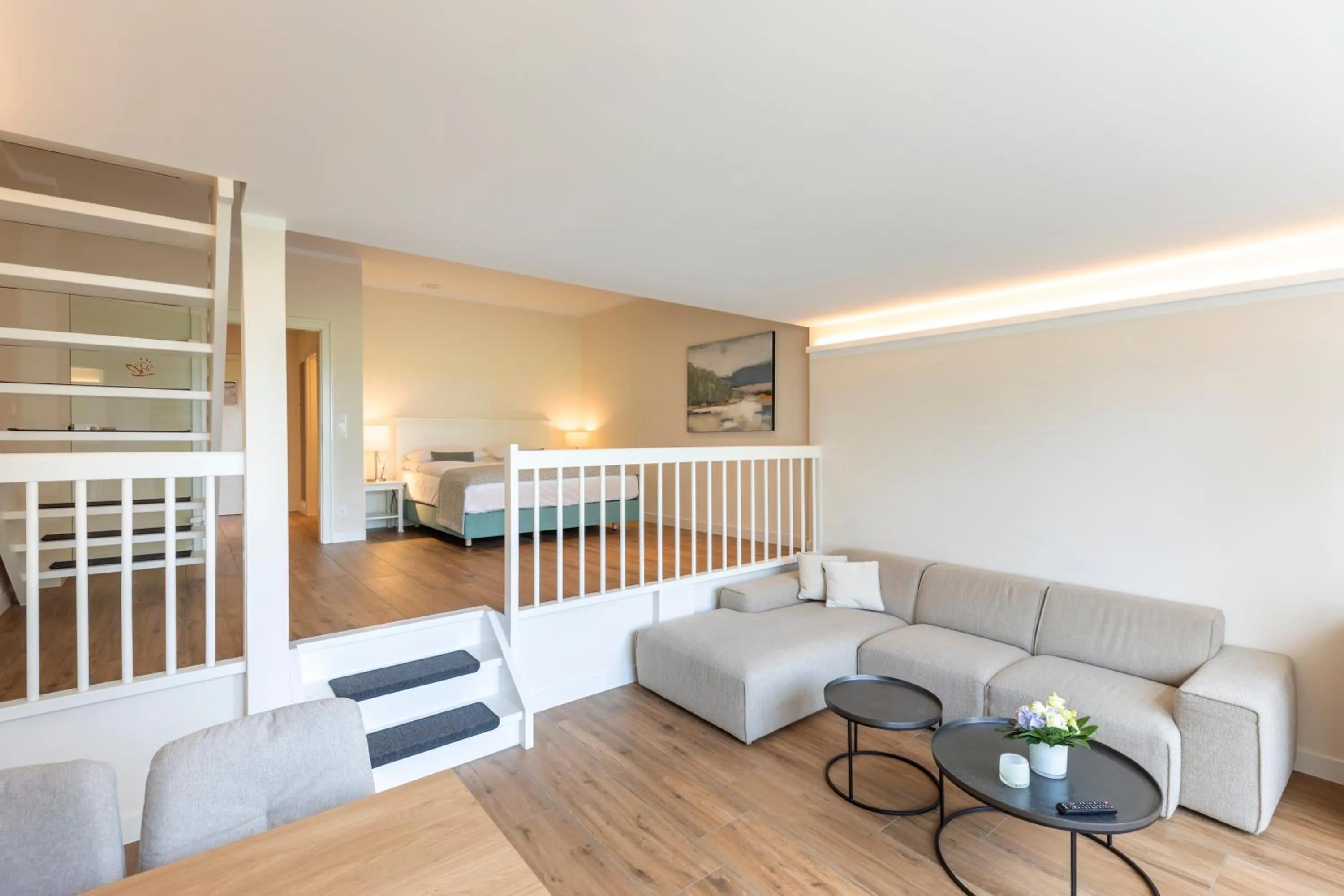 Bed in Strandhotel Fischland