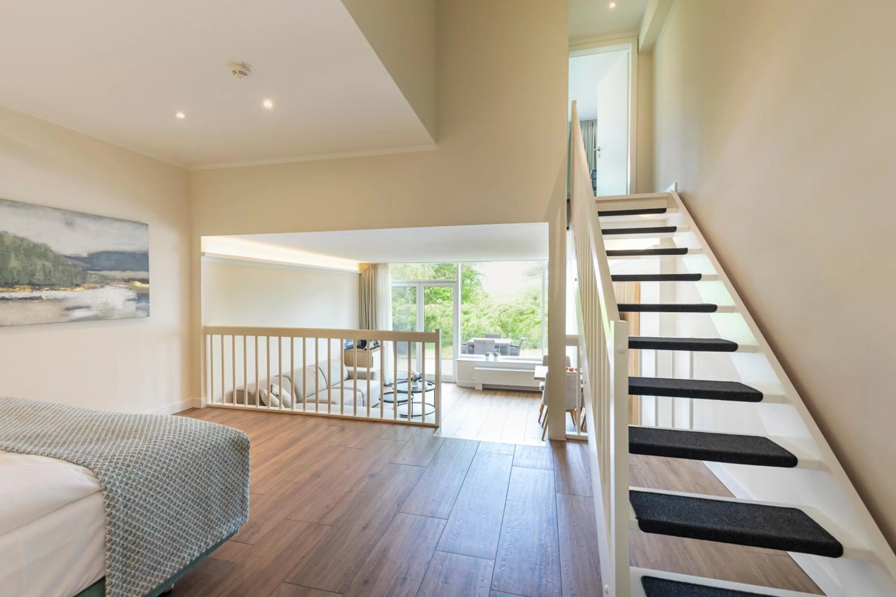 Bedroom, Bed in Strandhotel Fischland