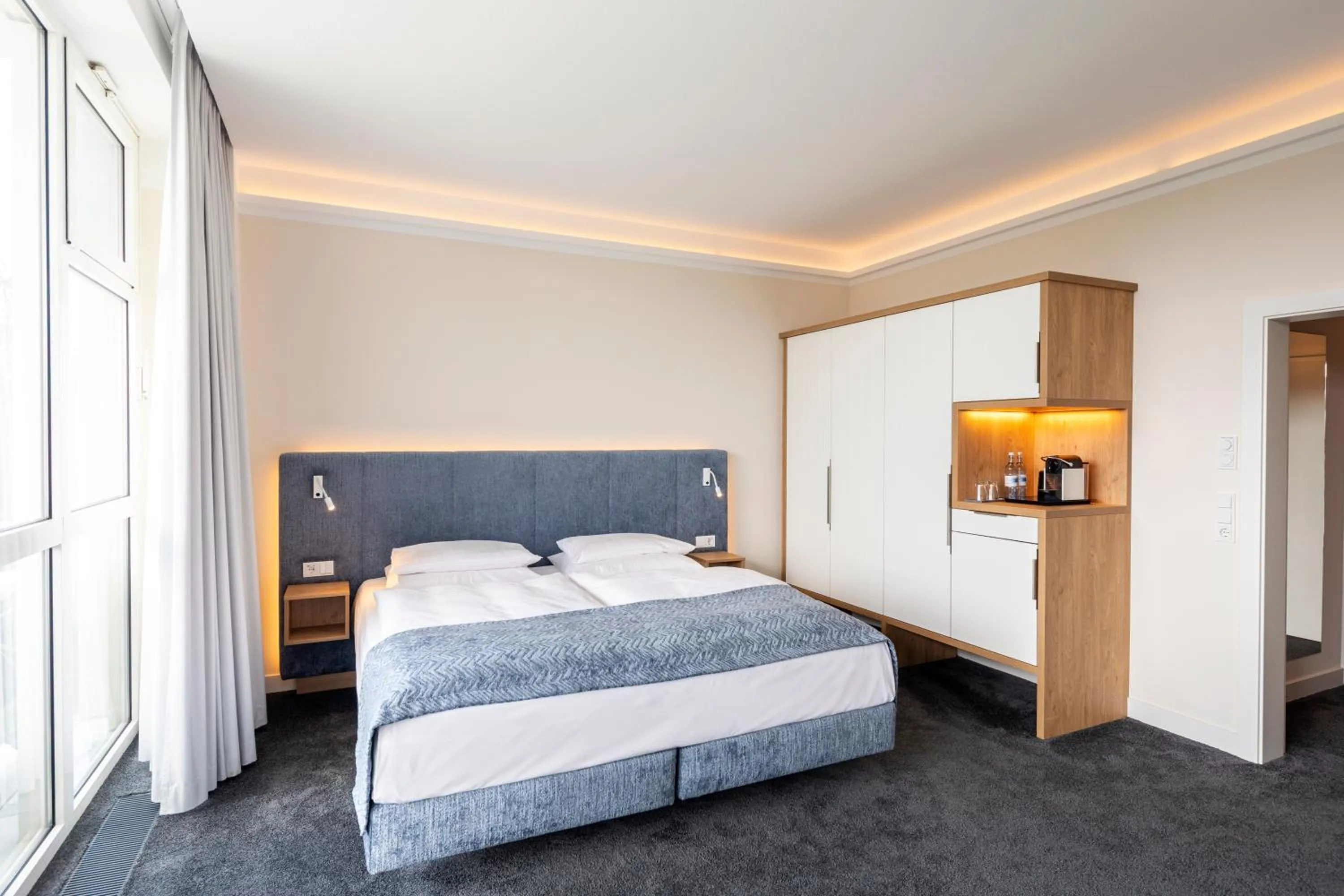 Bed in Strandhotel Fischland