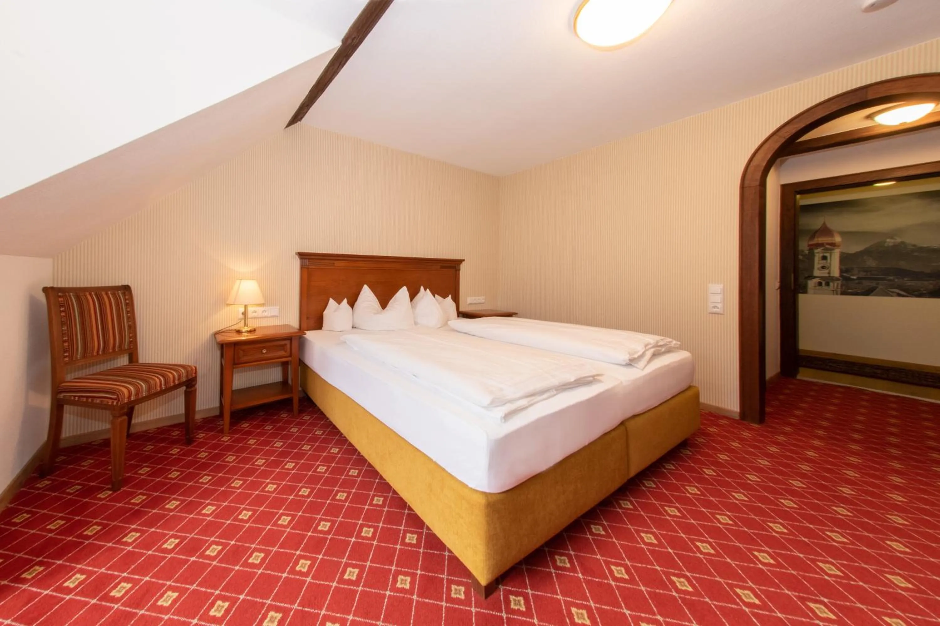 Photo of the whole room, Bed in Hotel Gasthof Post