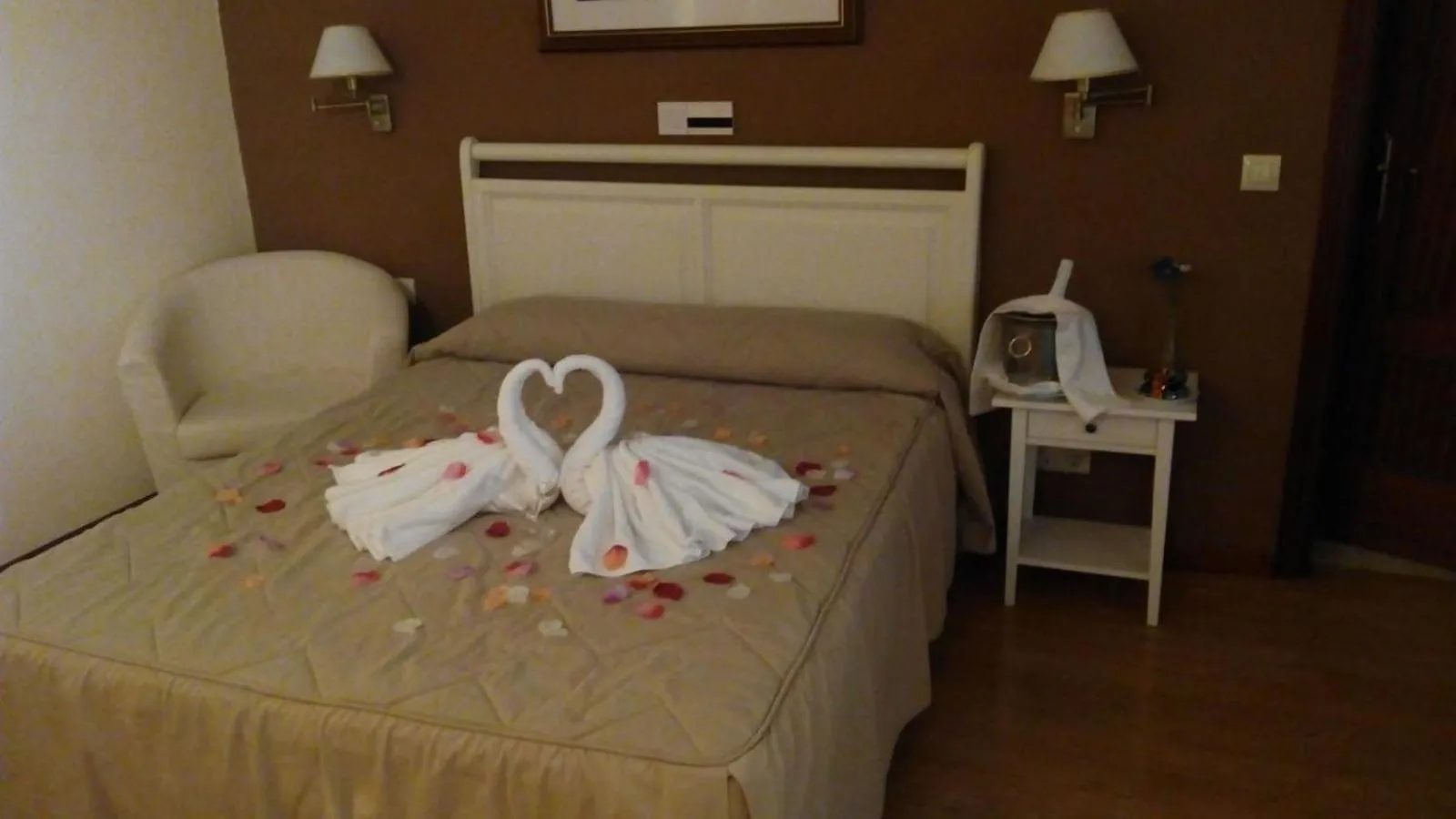 Bed in Hotel Rural Mariblanca