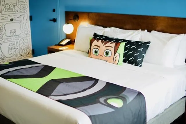 Bed in Cartoon Network Hotel