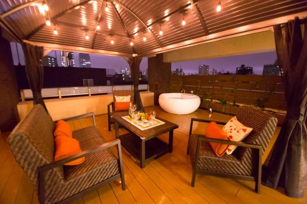 Oshiage Sky View Terrace Penthouse - brand new Hot Tab installed in 2025-