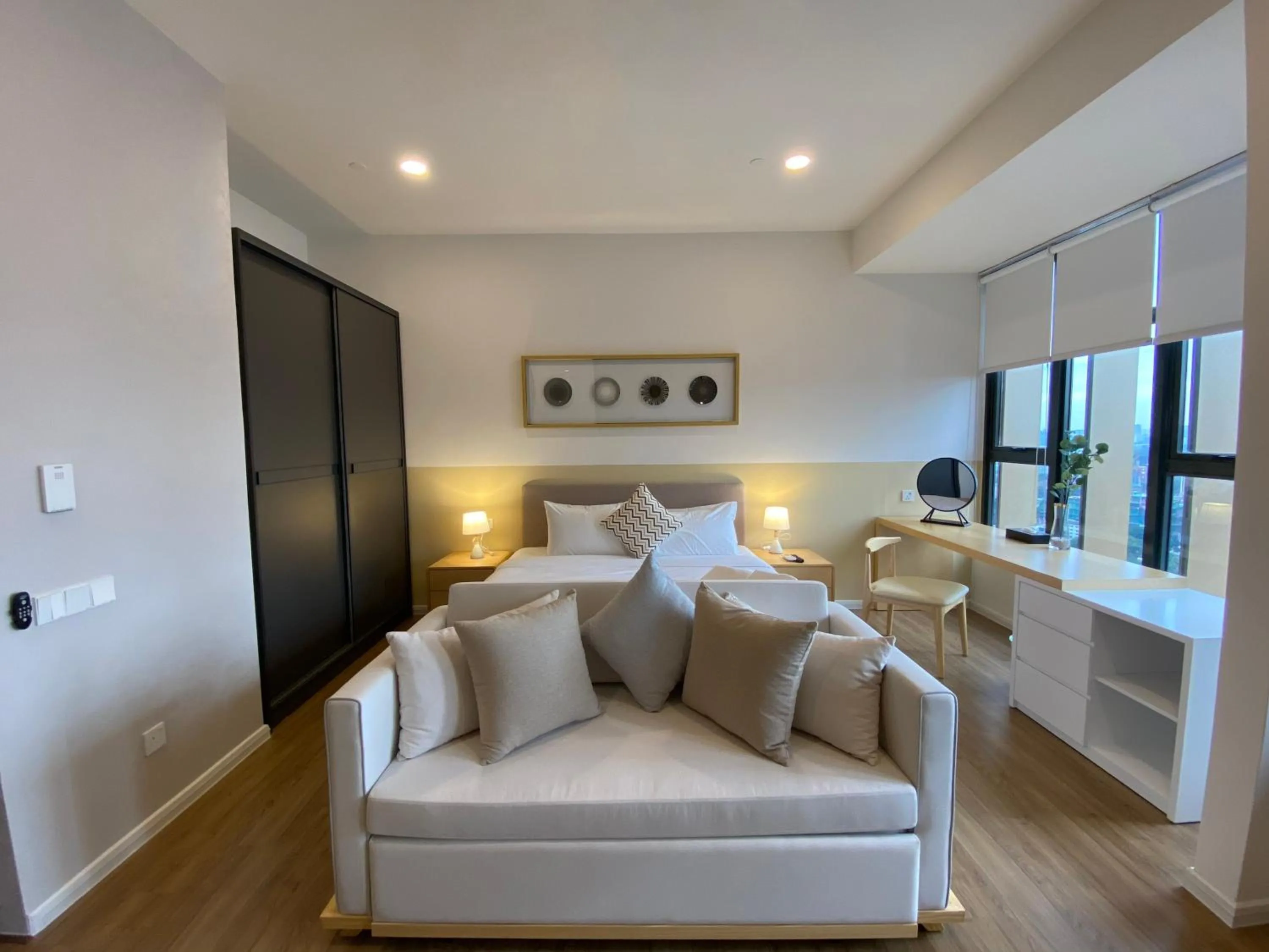 Bed in Ceylonz Starlight Suites Bukit Bintang