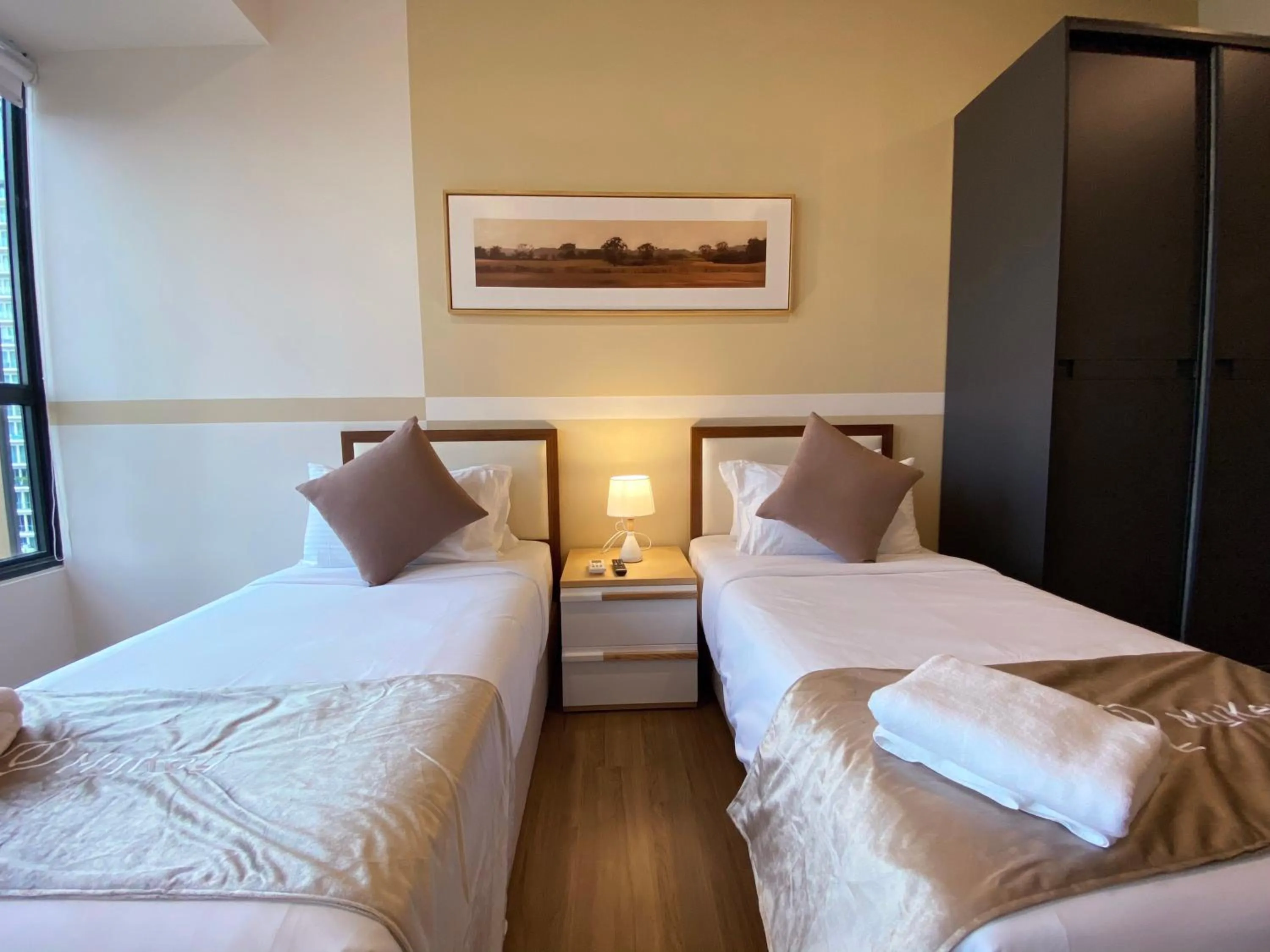 Bed in Ceylonz Starlight Suites Bukit Bintang