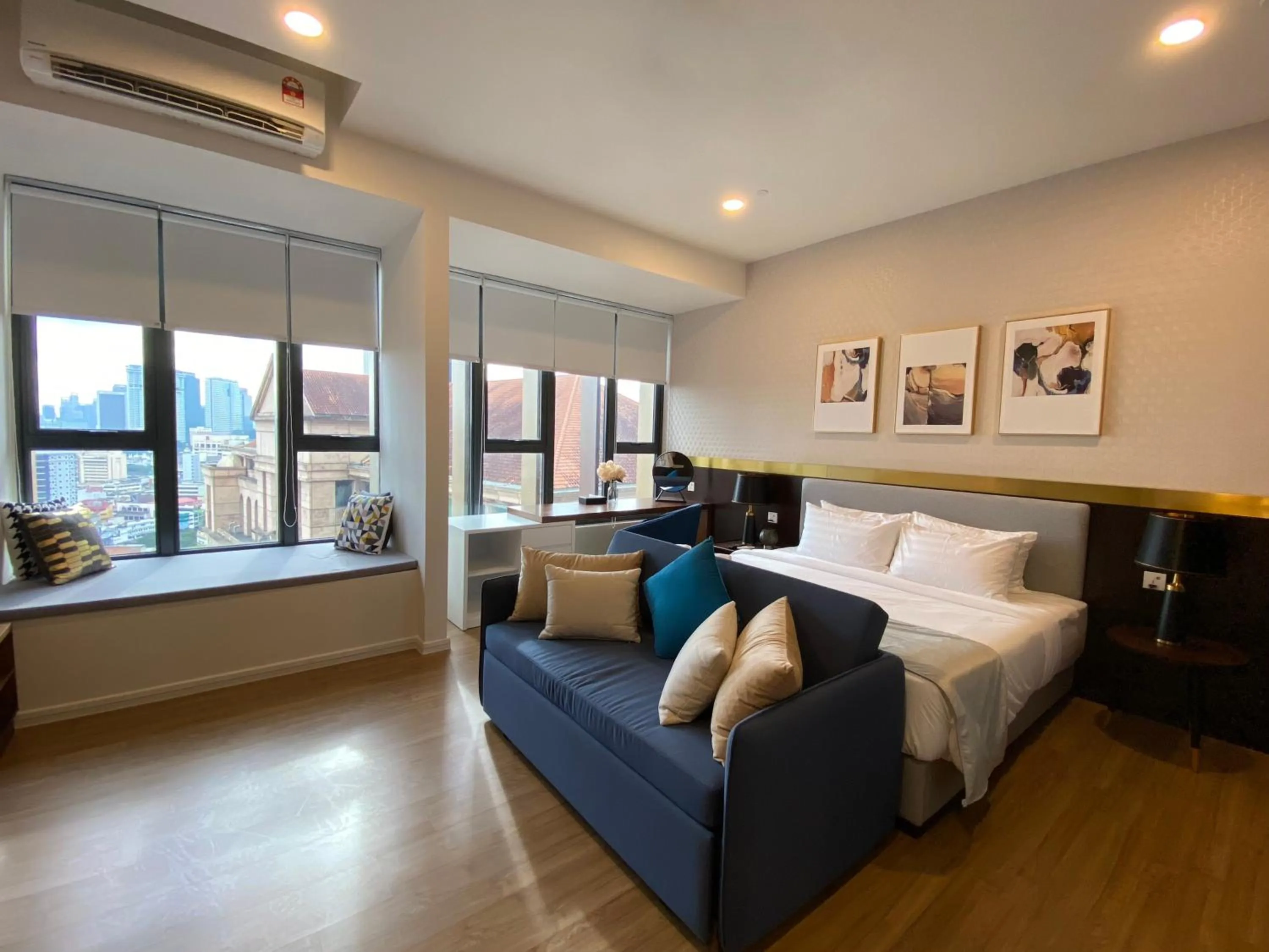 Bed in Ceylonz Starlight Suites Bukit Bintang