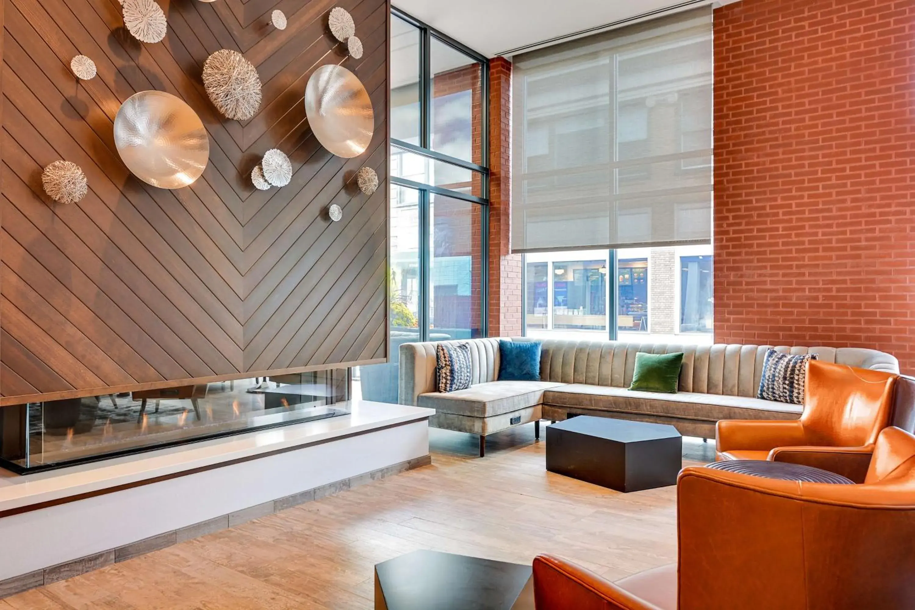 Lobby or reception in Hampton Inn Salem, Ma Lobby or reception in Hampton Inn Salem, Ma