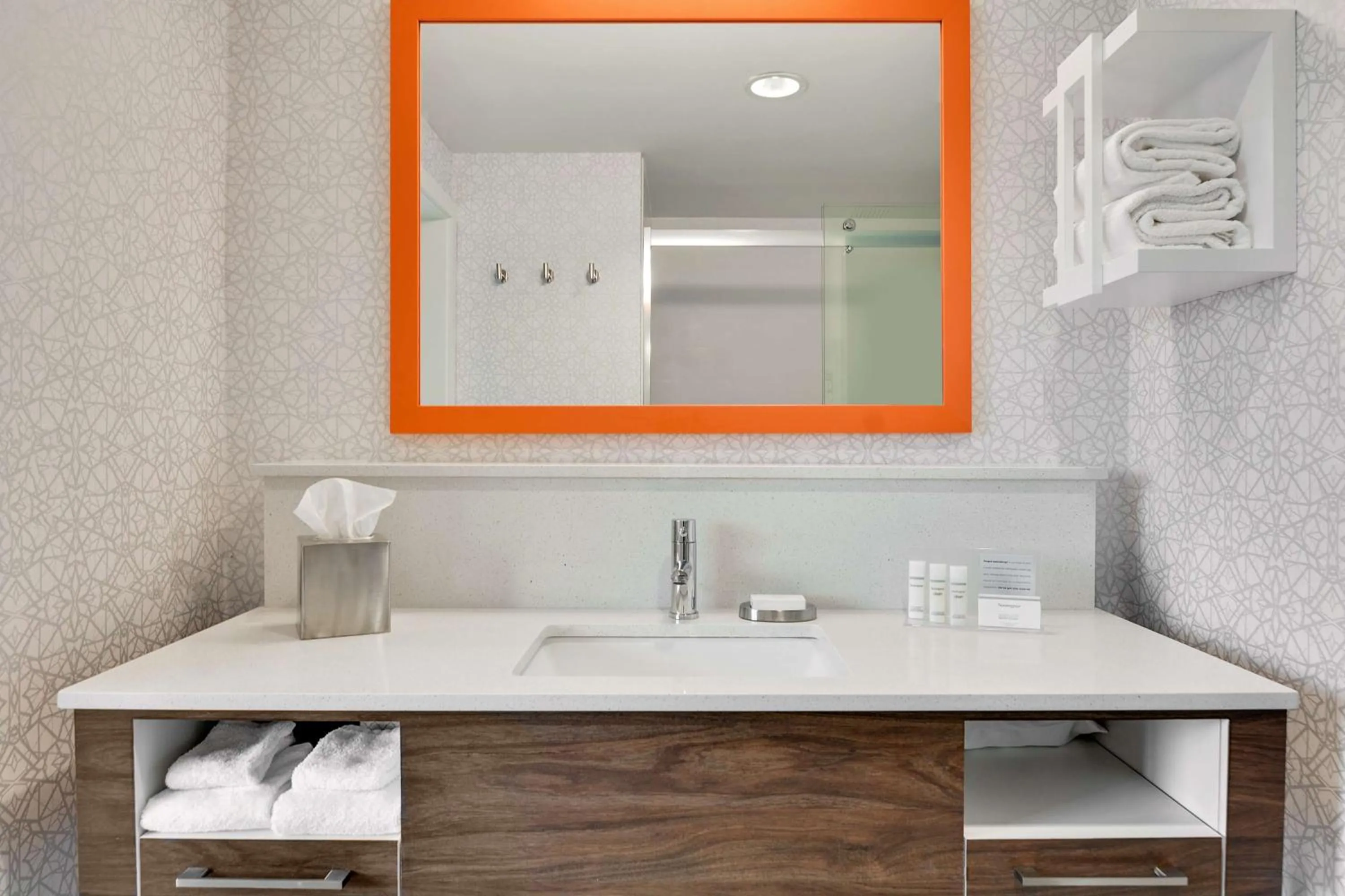 Bathroom in Hampton Inn Salem, Ma