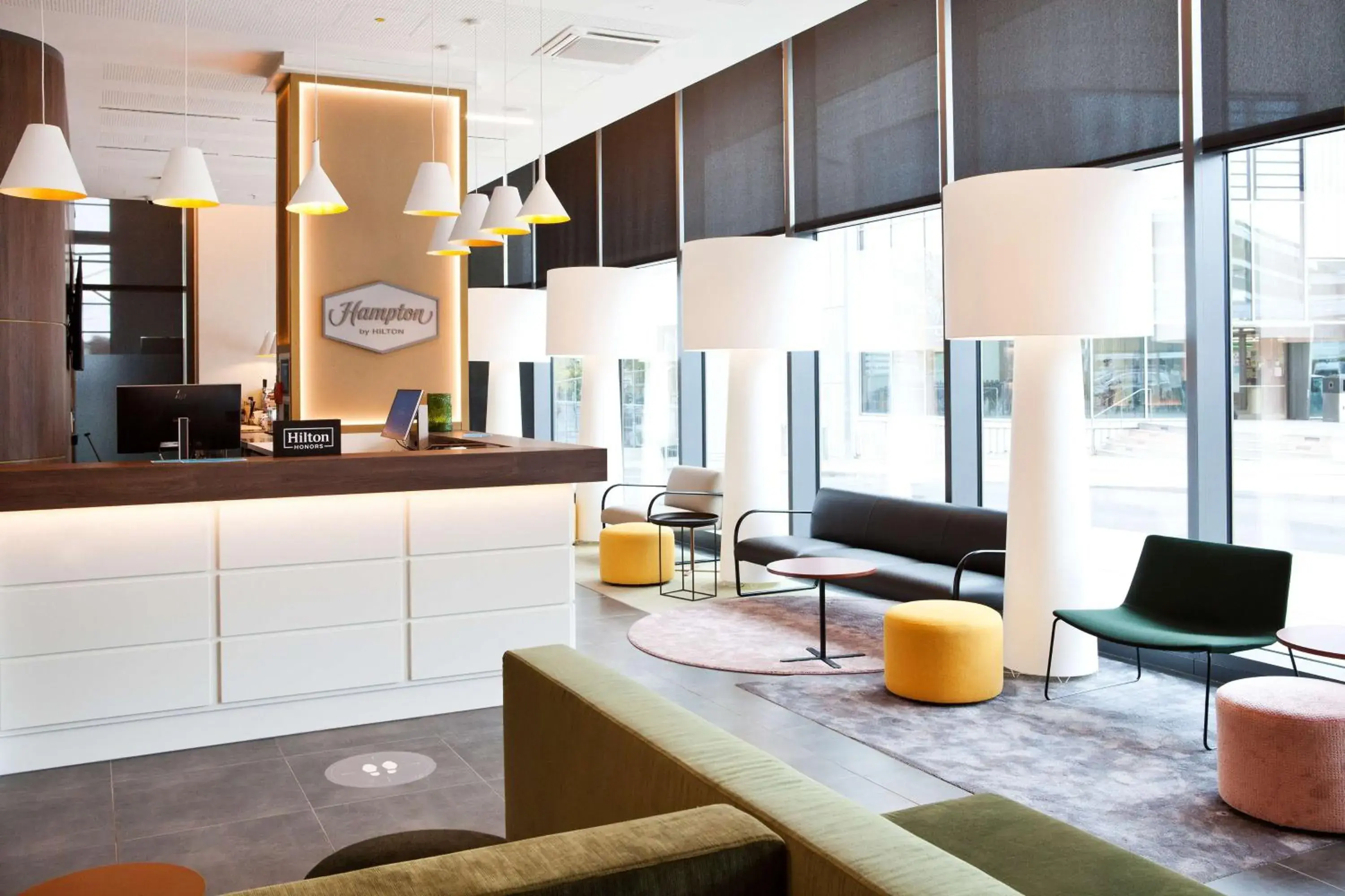 Lobby or reception in Hampton By Hilton Munich City Center East Lobby or reception in Hampton By Hilton Munich City Center East