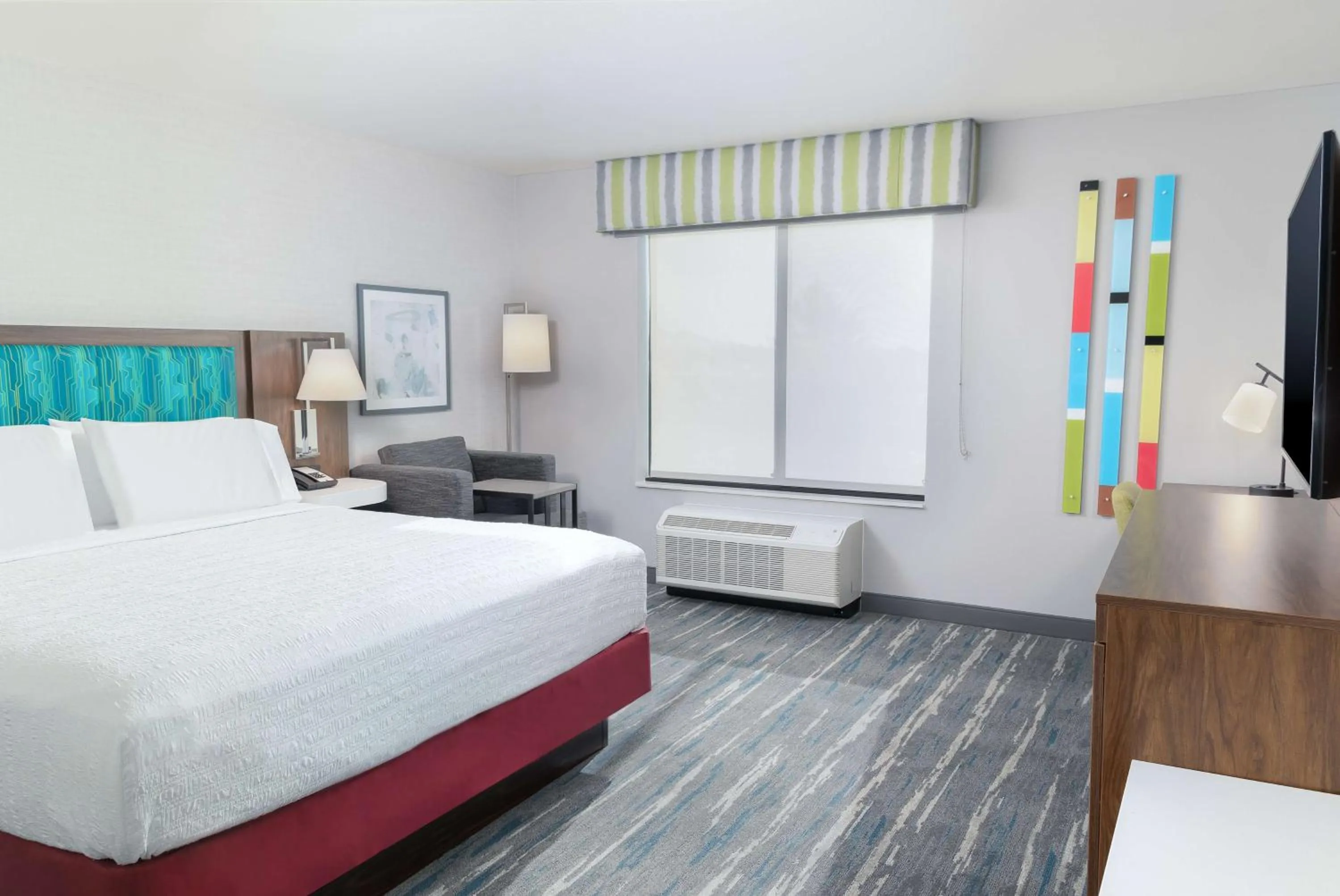 Bed in Hampton Inn & Suites Imperial Beach San Diego, Ca