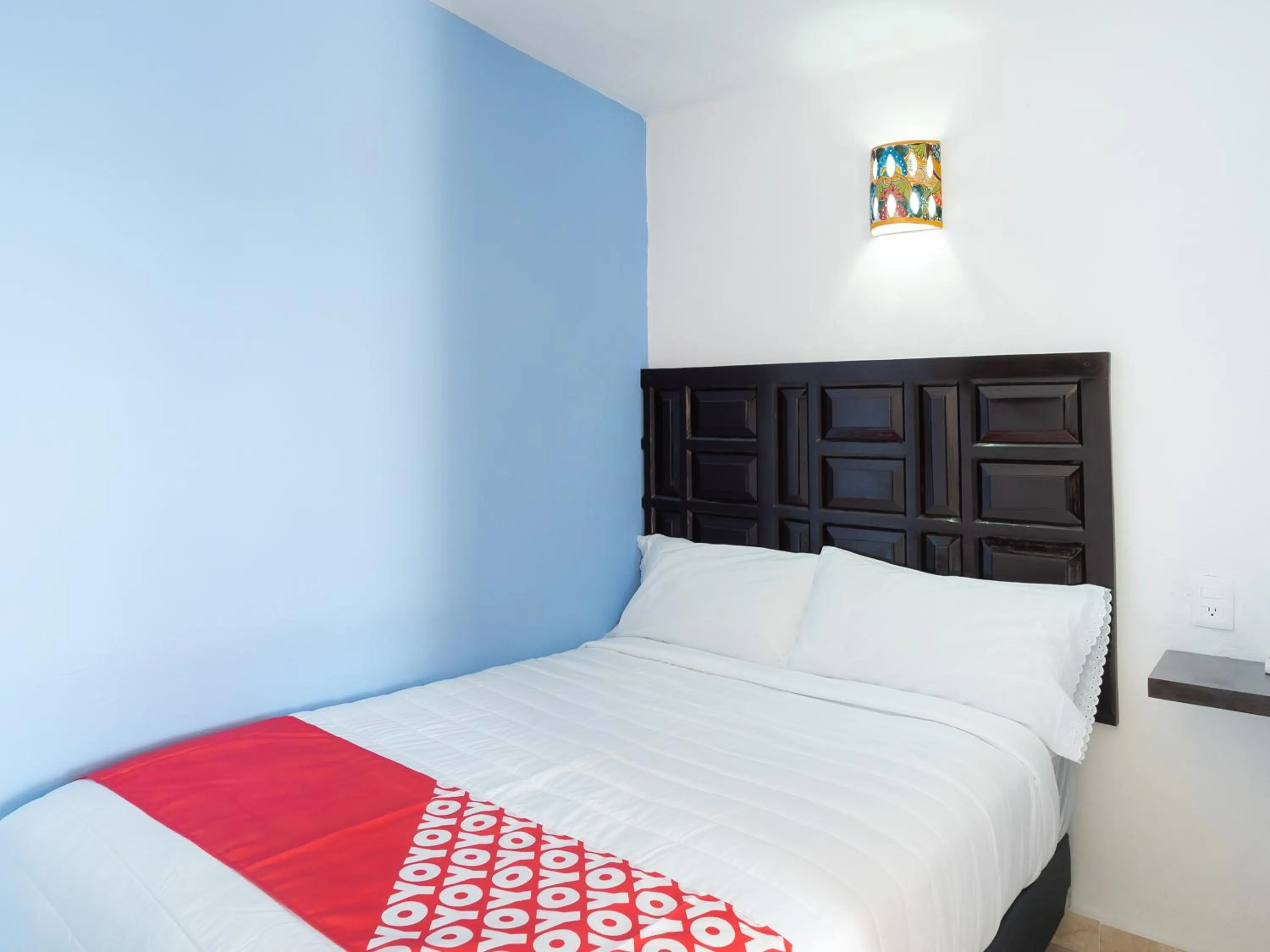 Bedroom, Bed in Hotel Casa Poblana