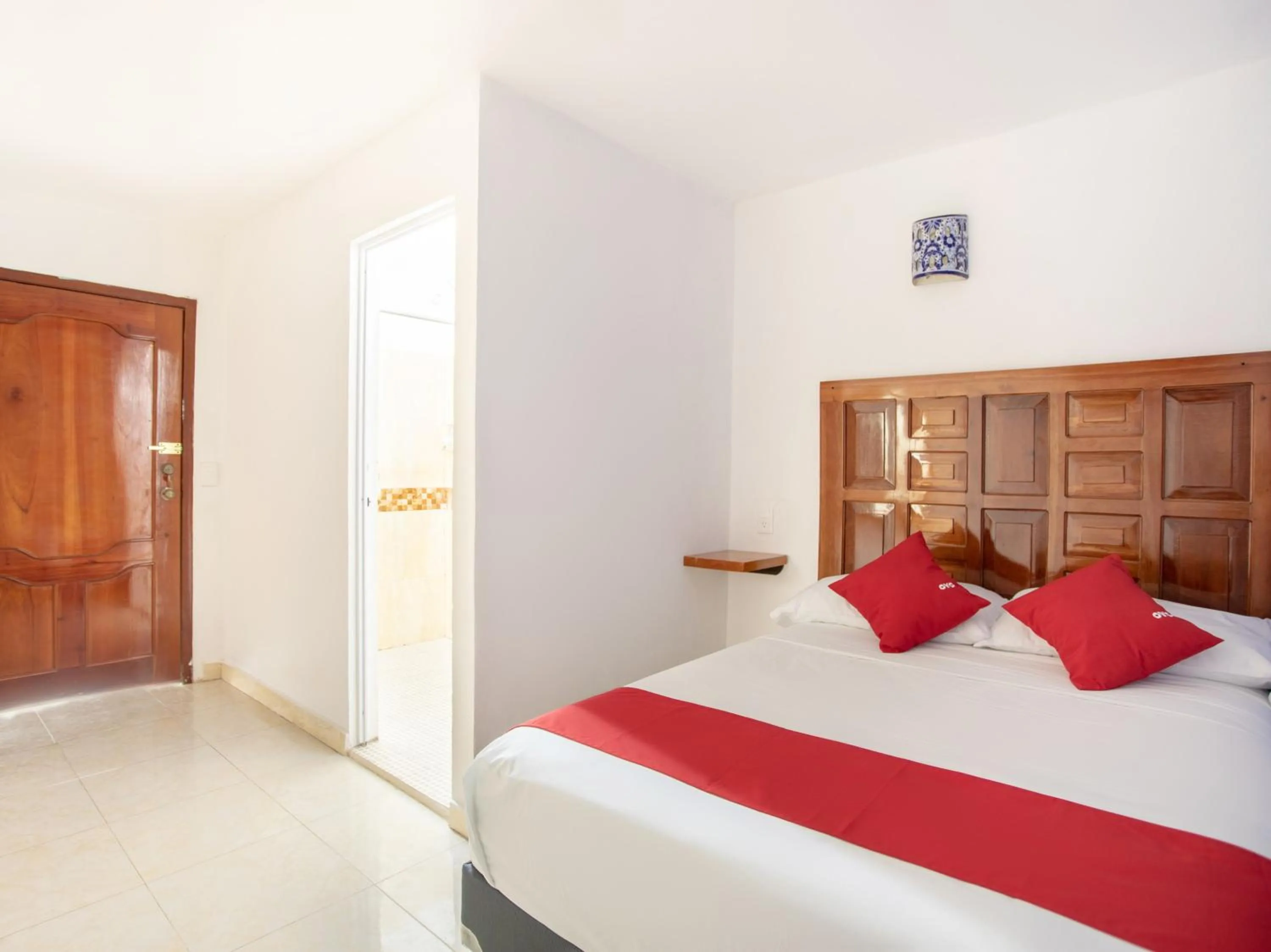 Bedroom, Bed in Hotel Casa Poblana