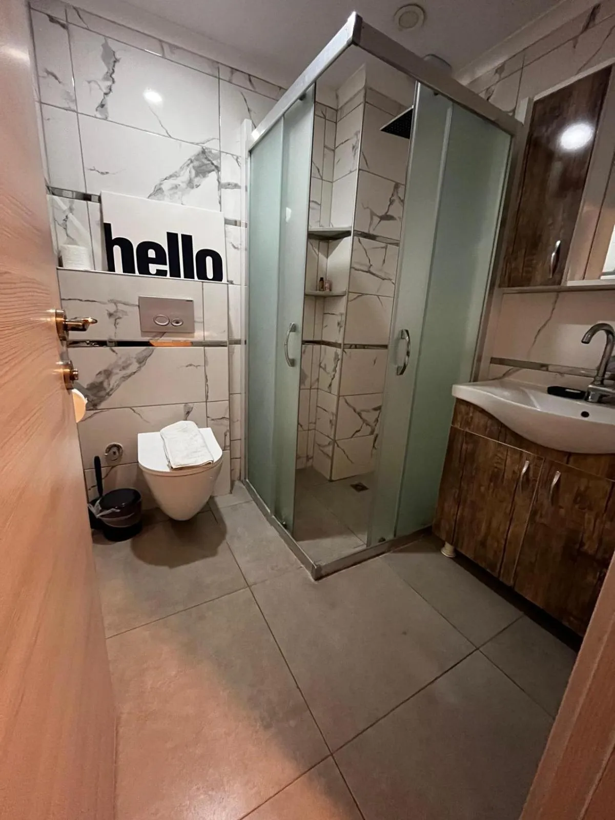 Bathroom in Nehir Apart Hotel