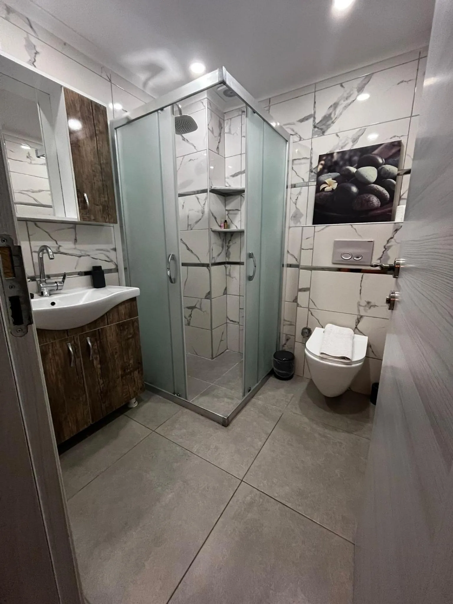 Bathroom in Nehir Apart Hotel