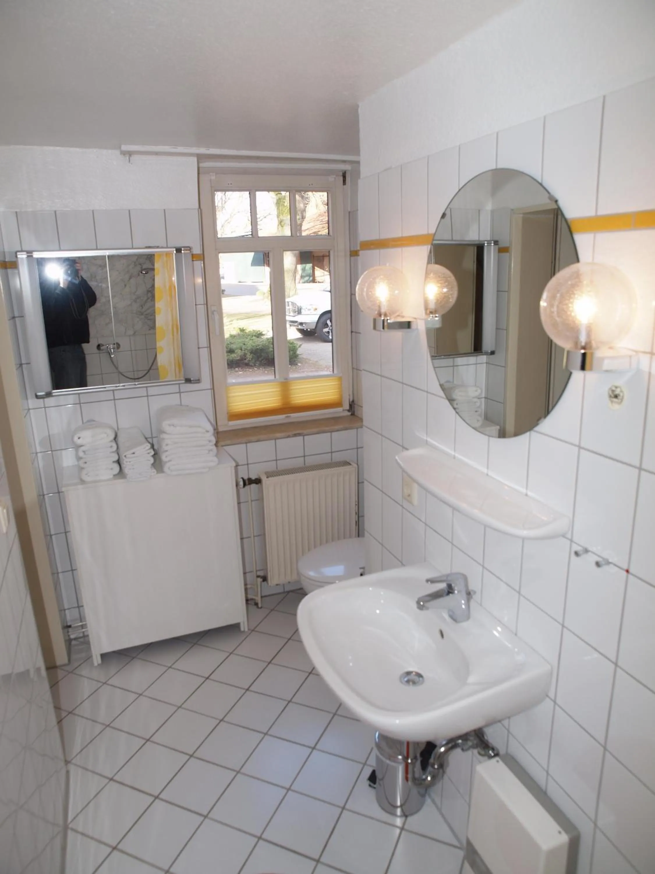 Bathroom in Gästehaus Schlossgarten