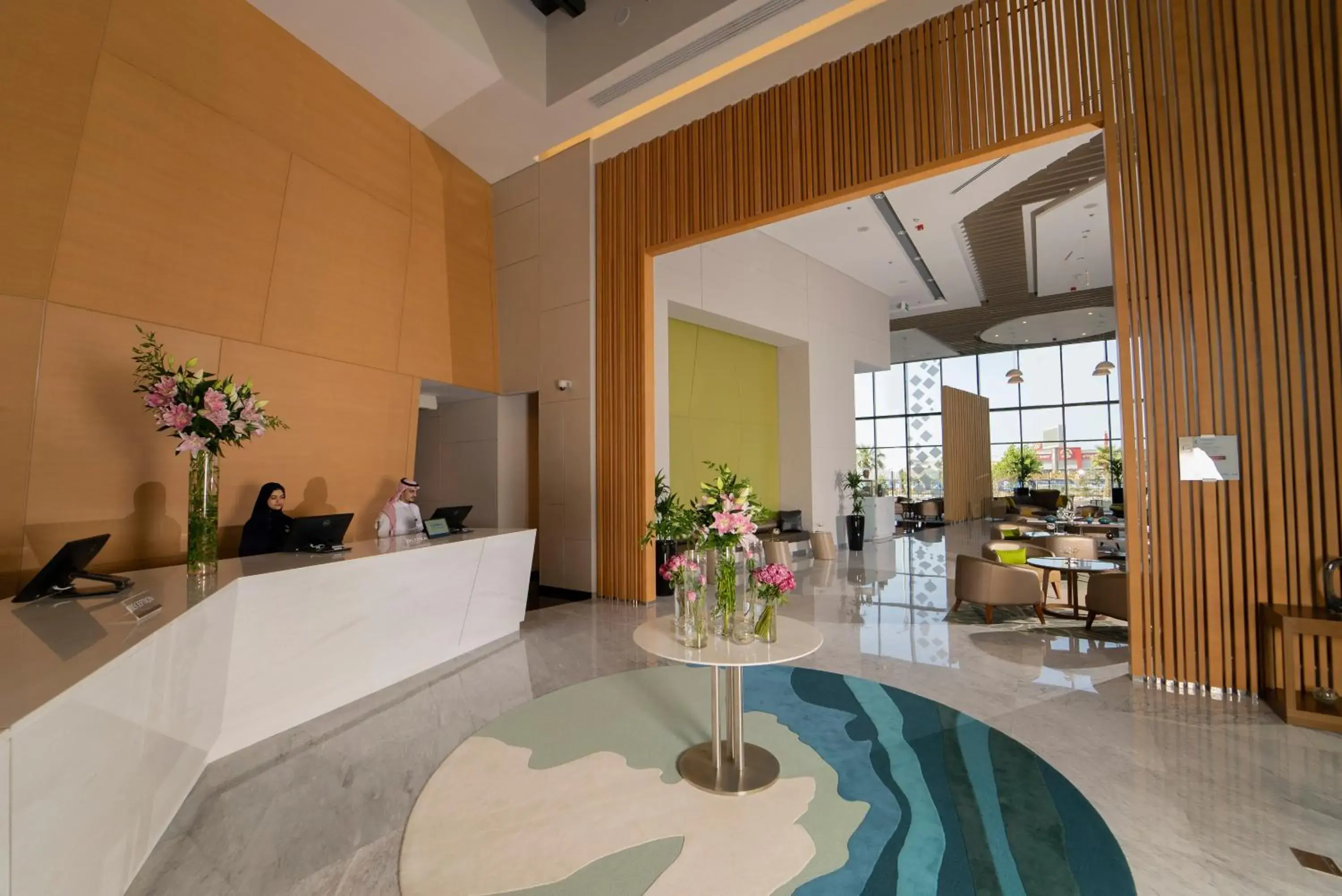 Lobby or reception in Dana Rayhaan by Rotana Lobby or reception in Dana Rayhaan by Rotana