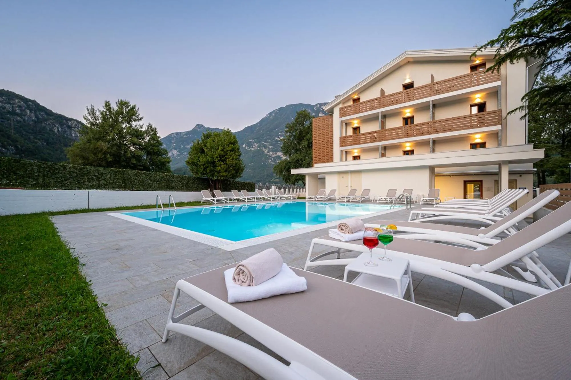 Pool view in HOTEL TRILAGO