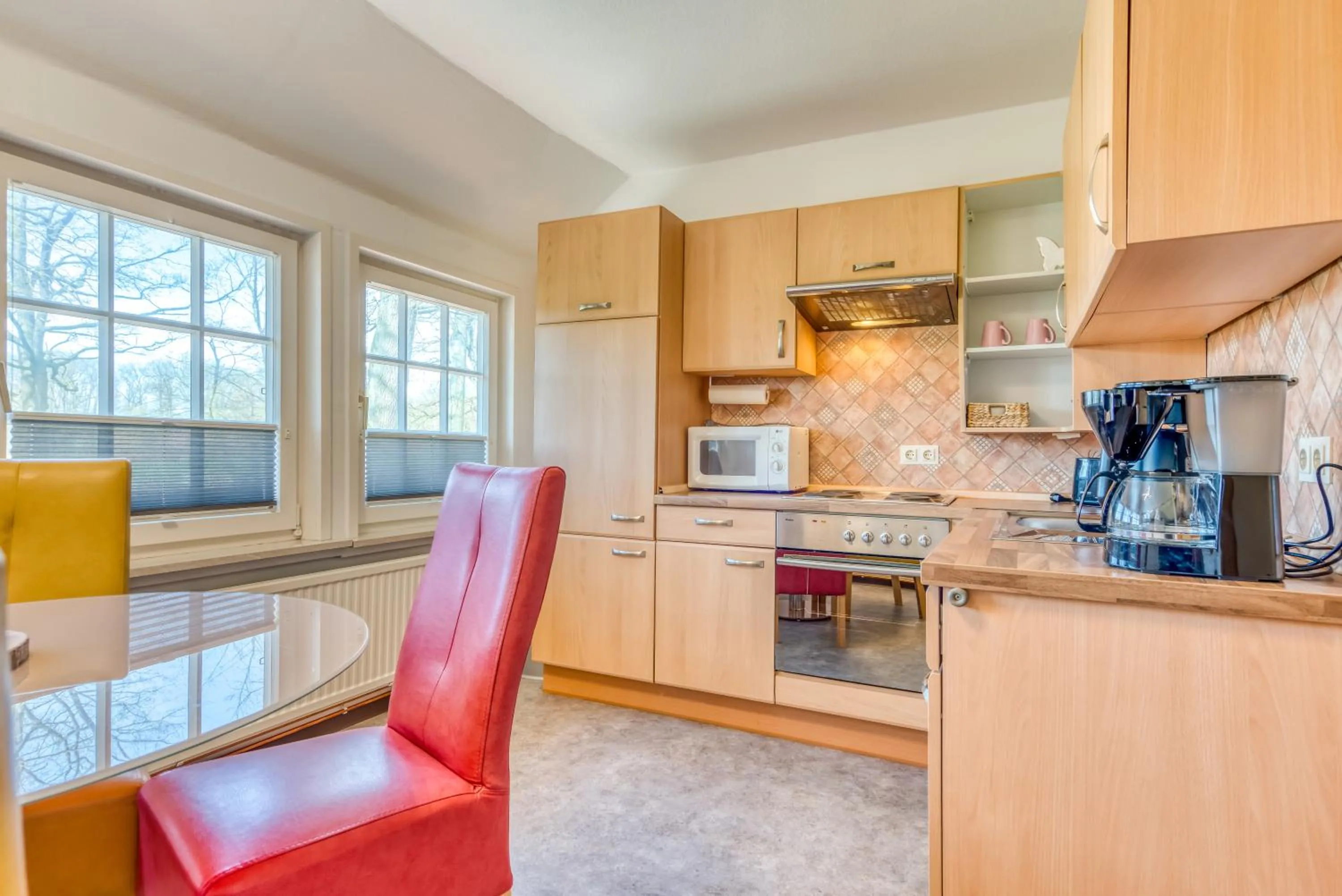 Kitchen or kitchenette in Ringhotel Forellenhof