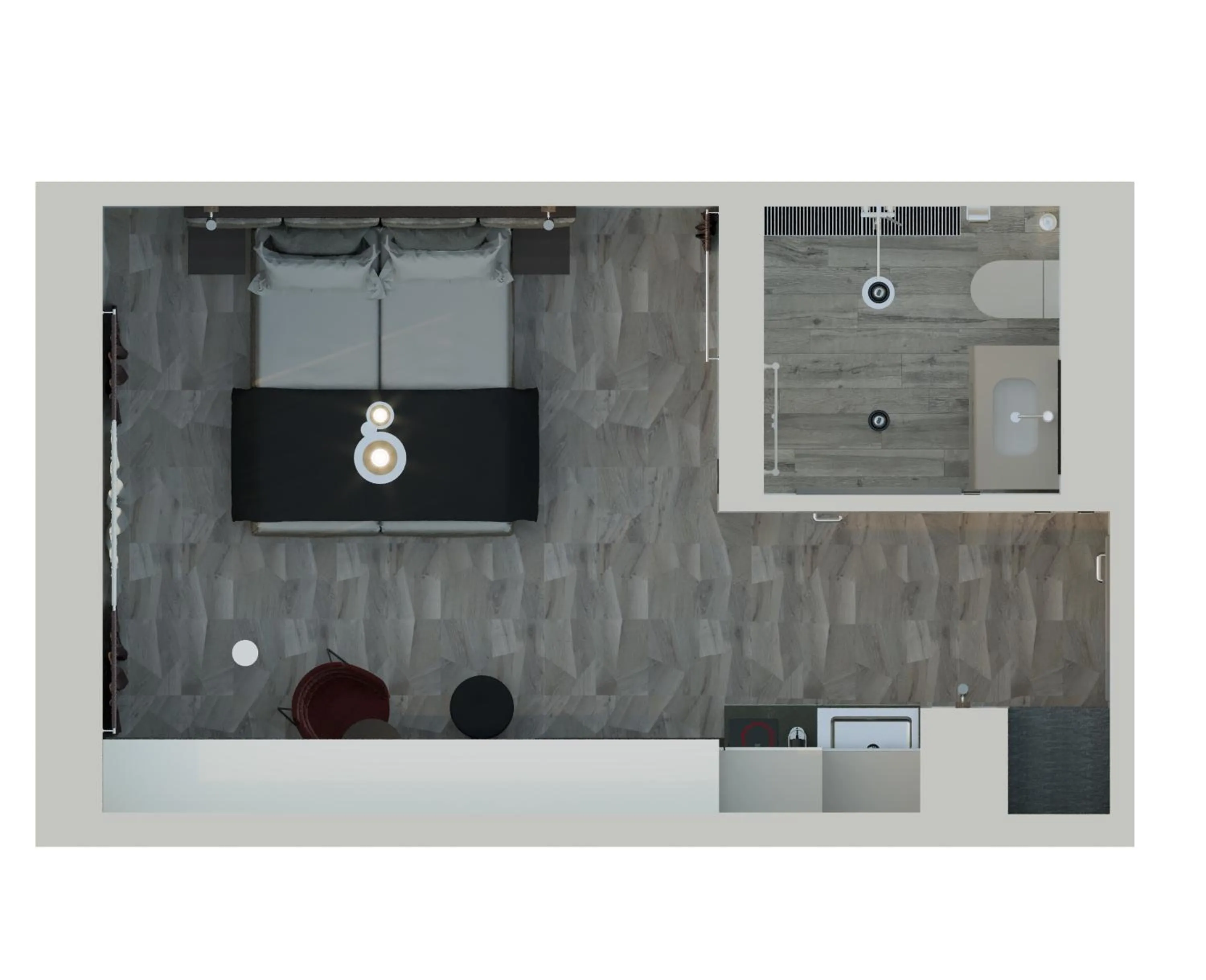 Floor plan in MASEVEN München Messe Trudering