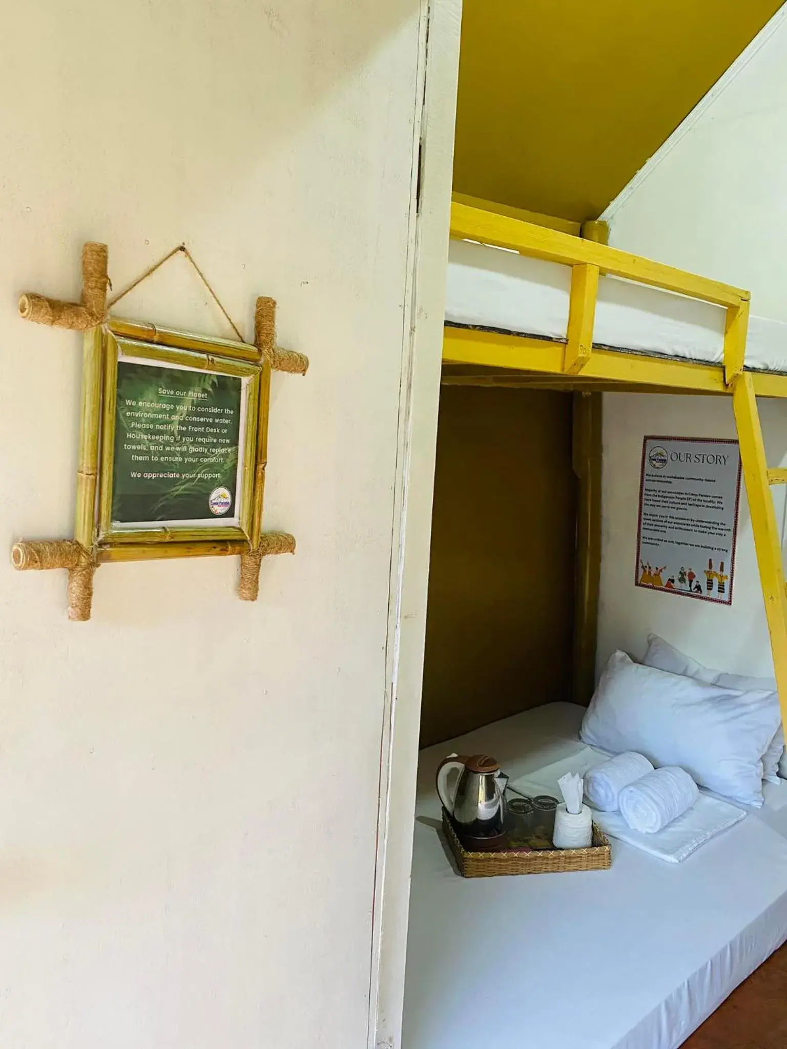 Bed in Camp Paraiso Resort Bed in Camp Paraiso Resort