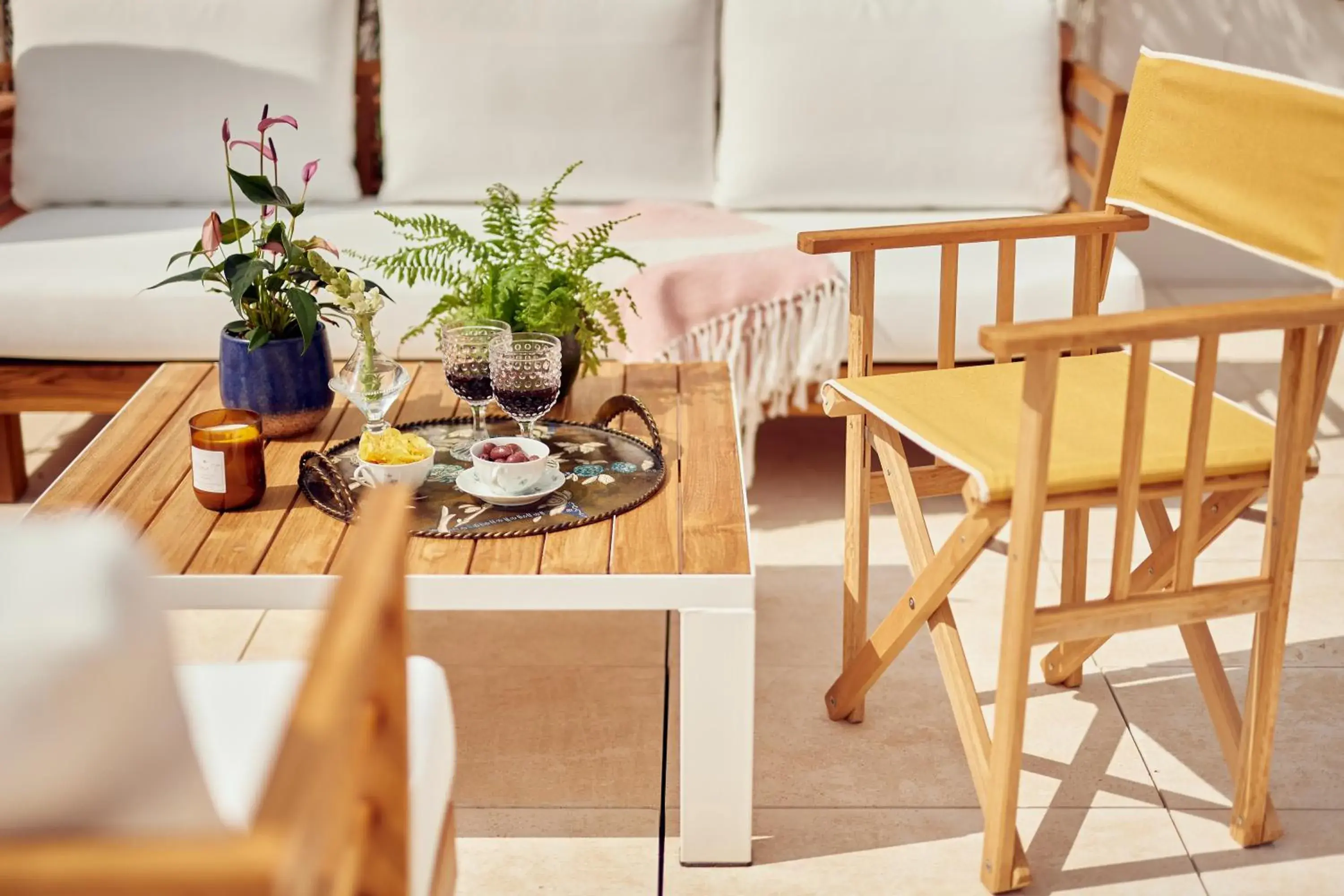 Balcony/Terrace in Cristine Bedfor Mahon Boutique Hotel Balcony/Terrace in Cristine Bedfor Mahon Boutique Hotel