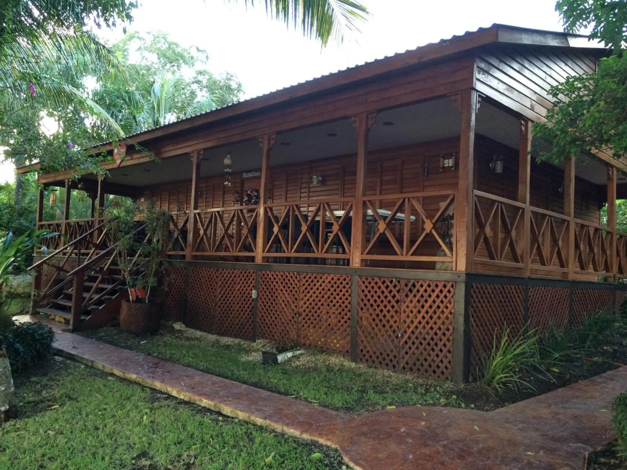 Property building in Coras Place Bacalar Lagoon front