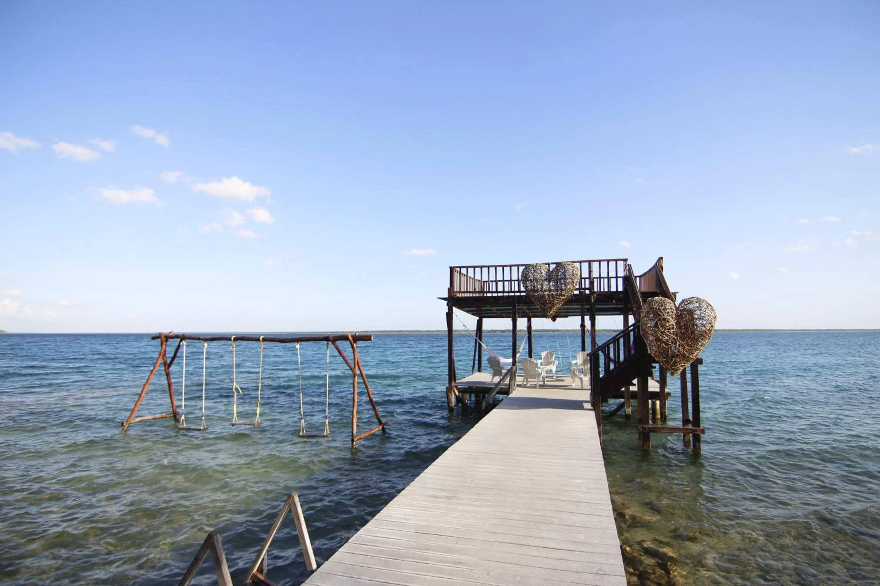 Beach in Coras Place Bacalar Lagoon front