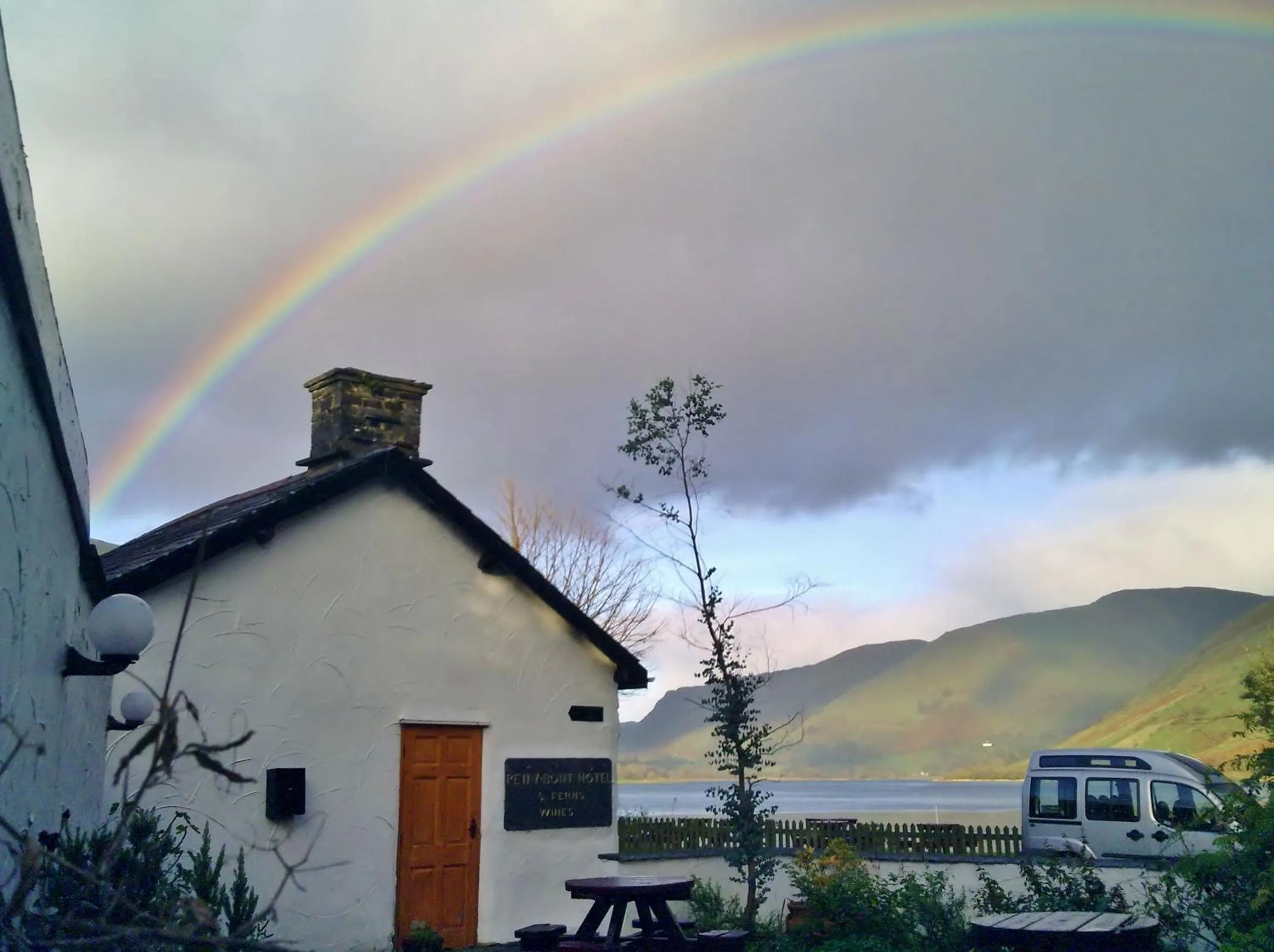 Patio in Pen-Y-Bont Hotel