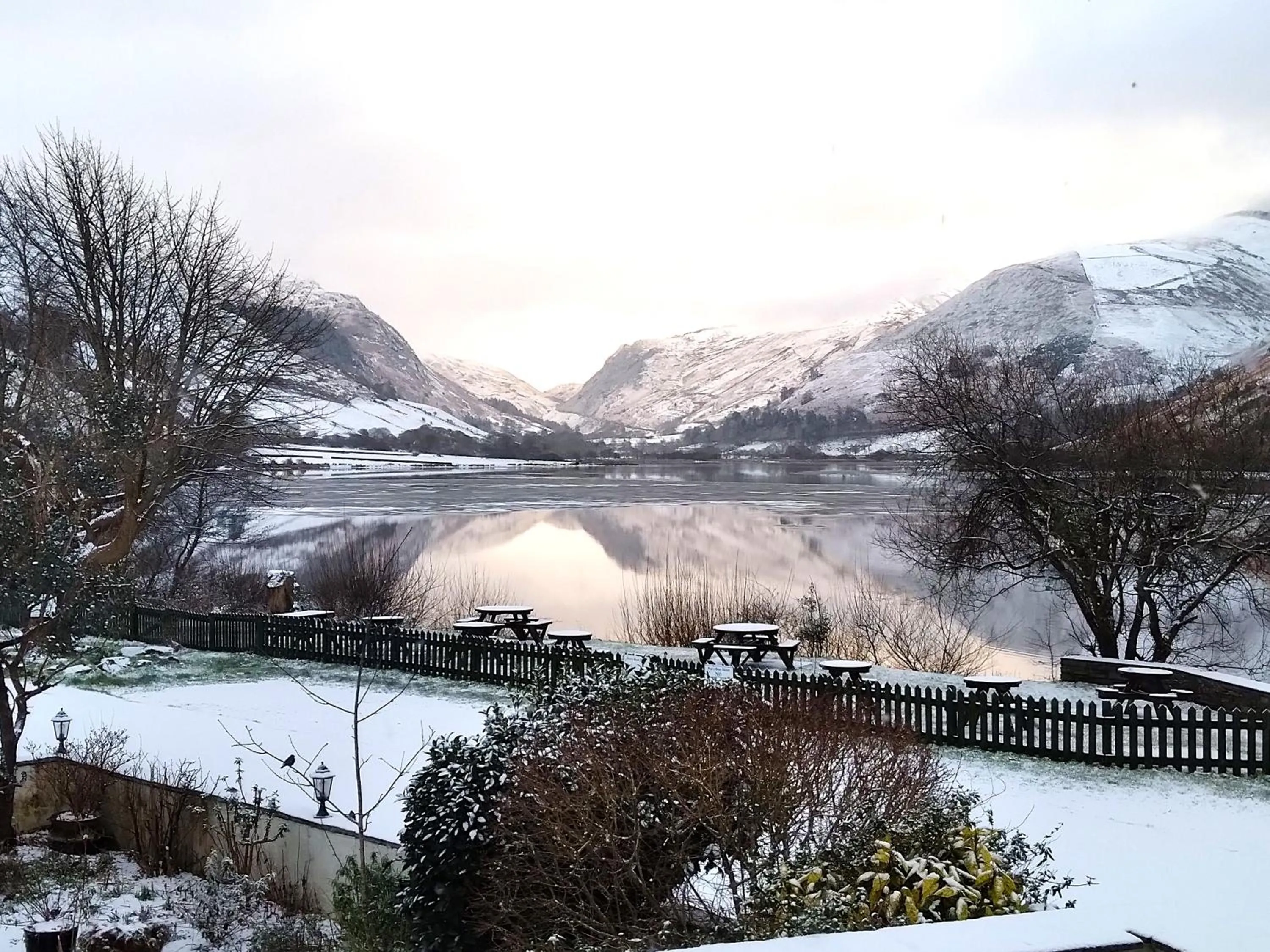 Bird's eye view in Pen-Y-Bont Hotel