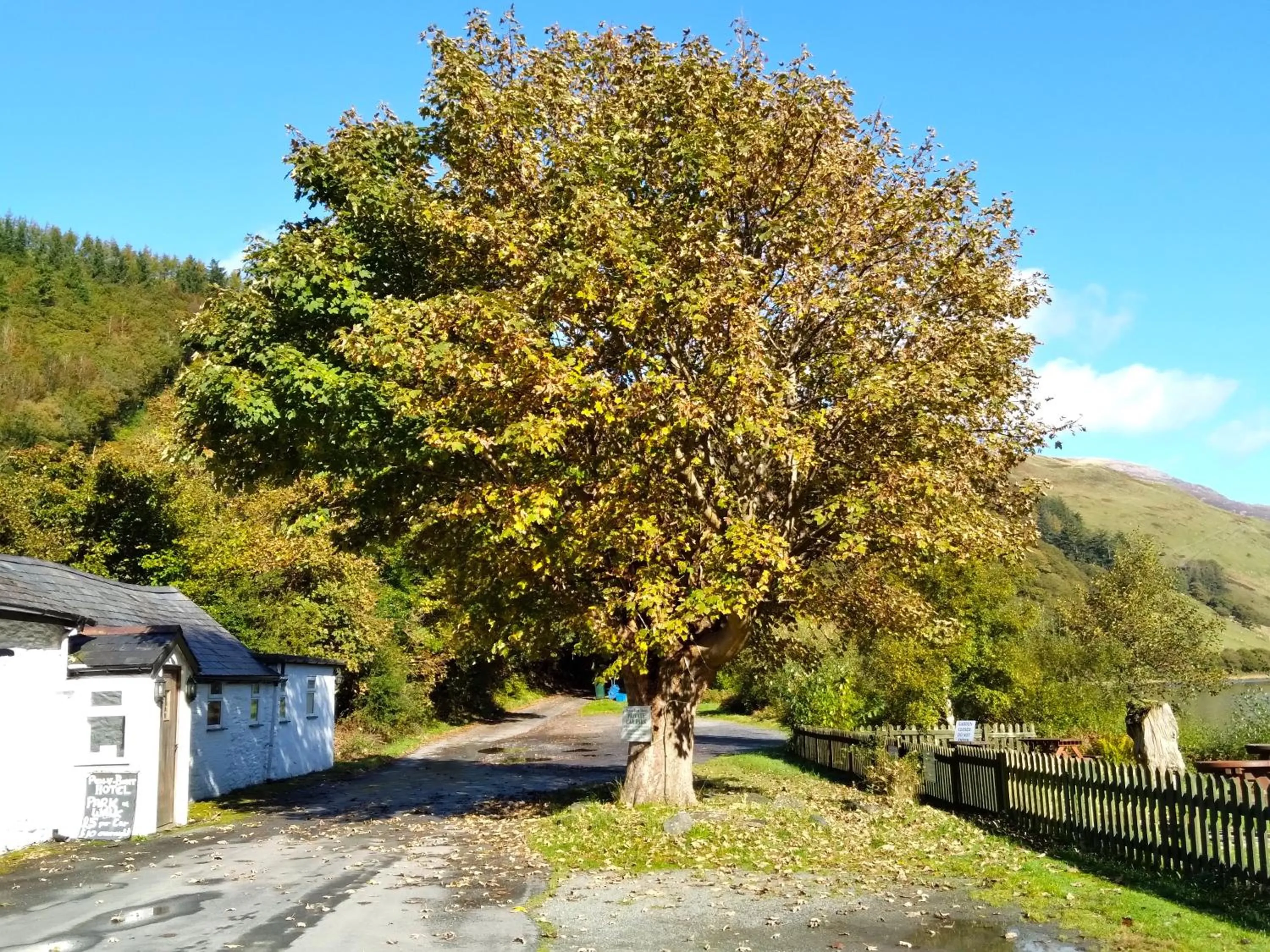 On site in Pen-Y-Bont Hotel