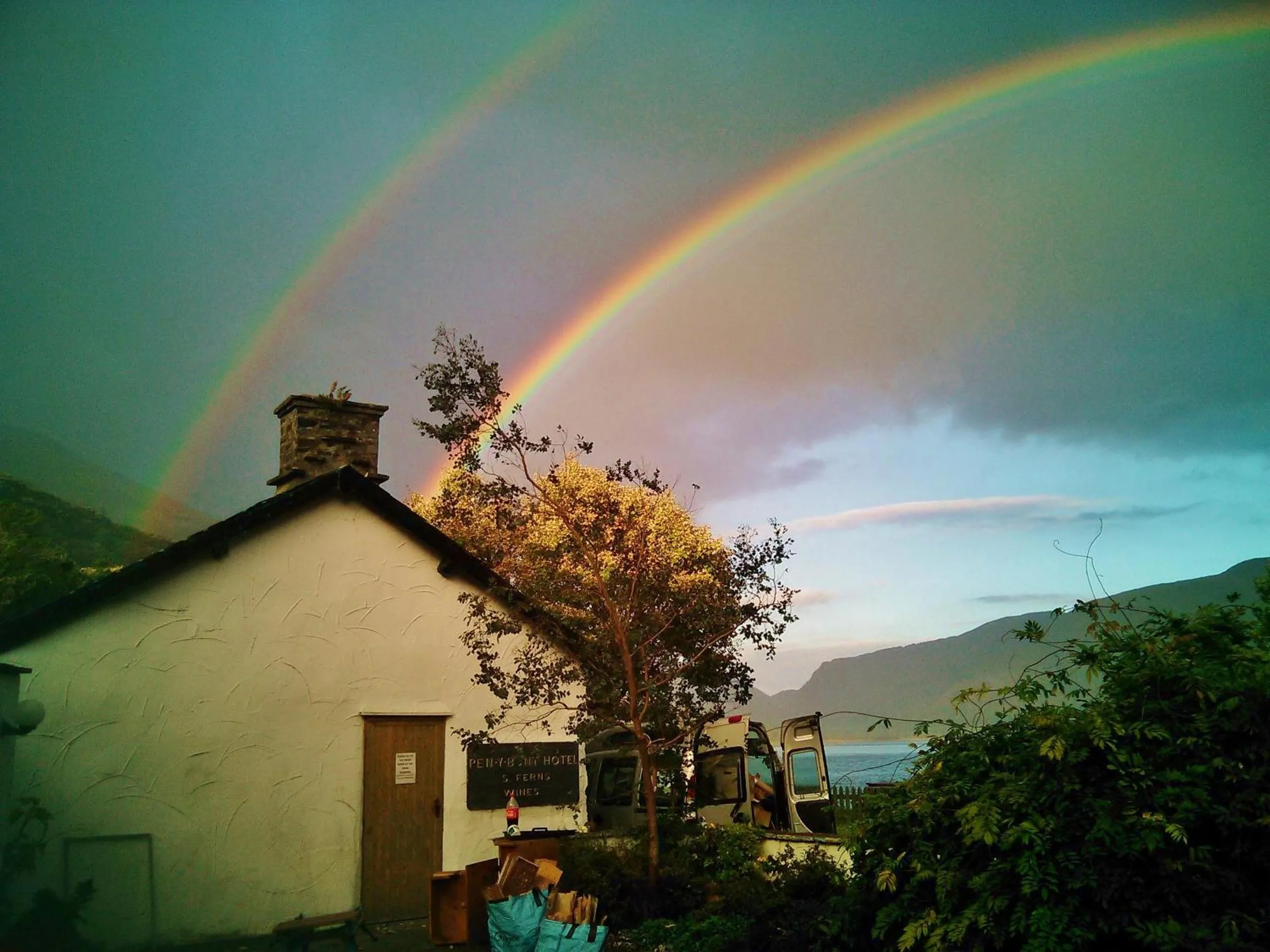 Patio in Pen-Y-Bont Hotel