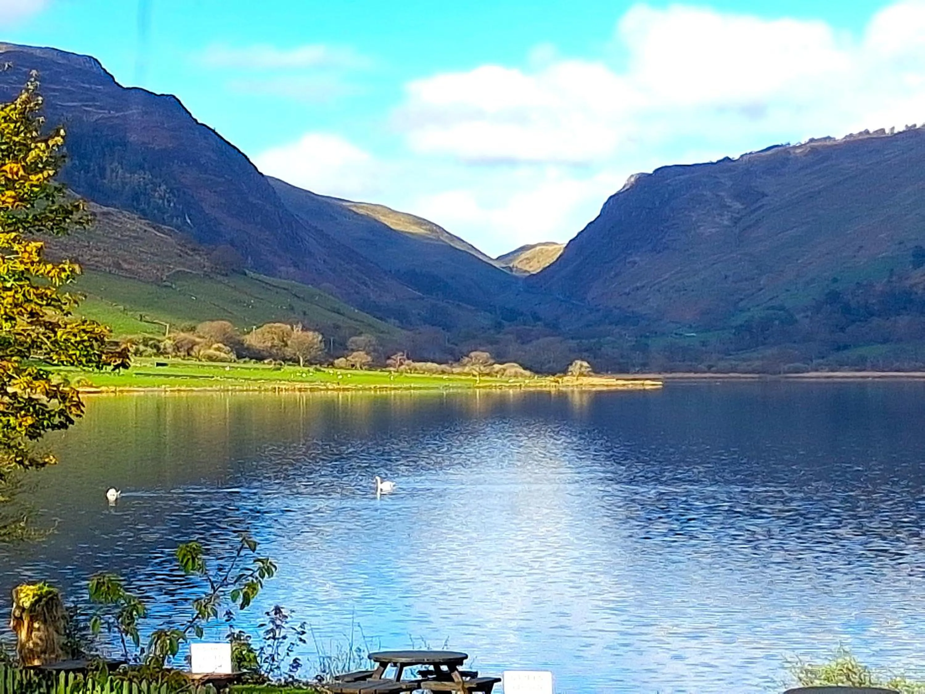Bird's eye view in Pen-Y-Bont Hotel