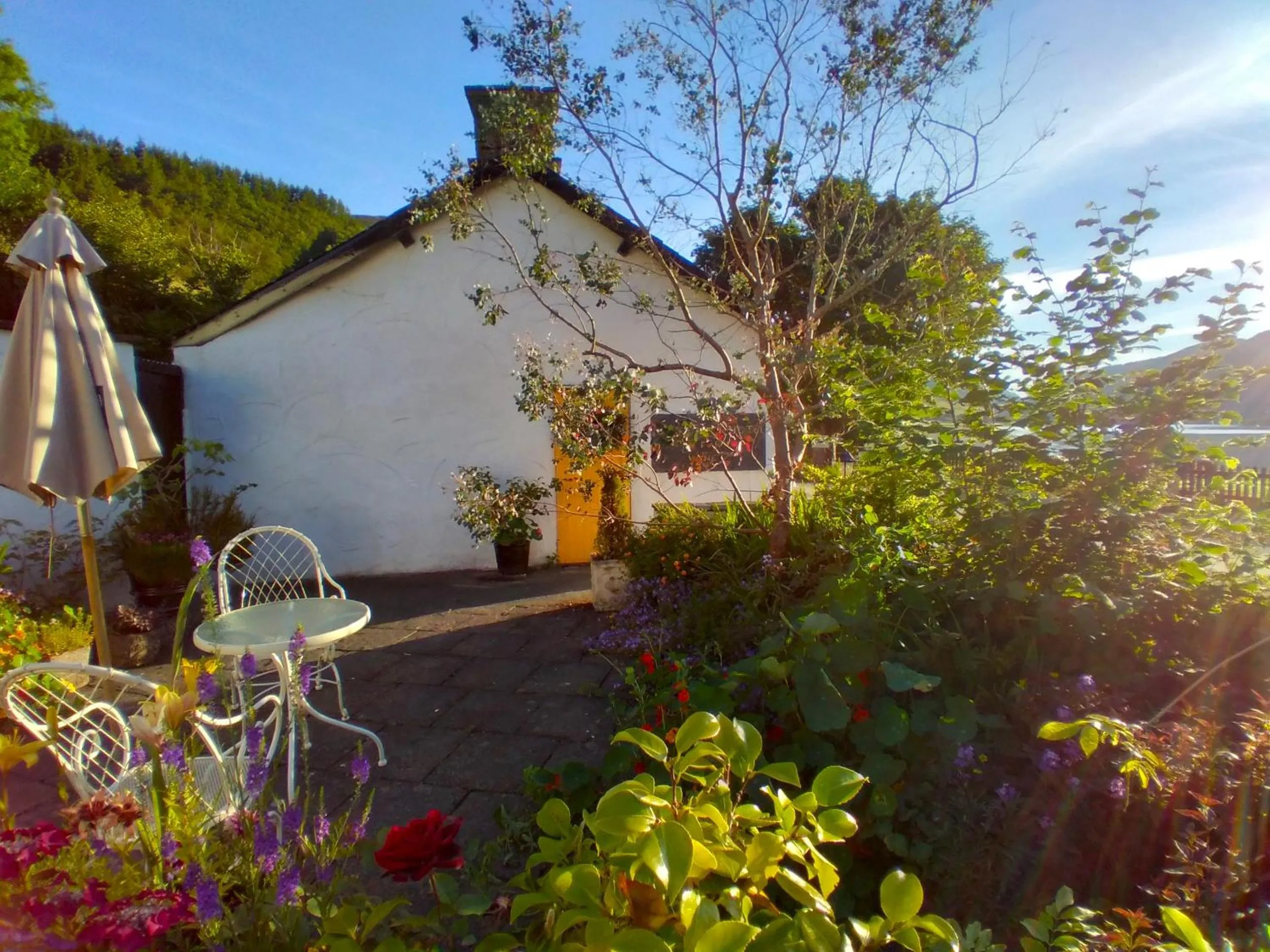 Garden in Pen-Y-Bont Hotel