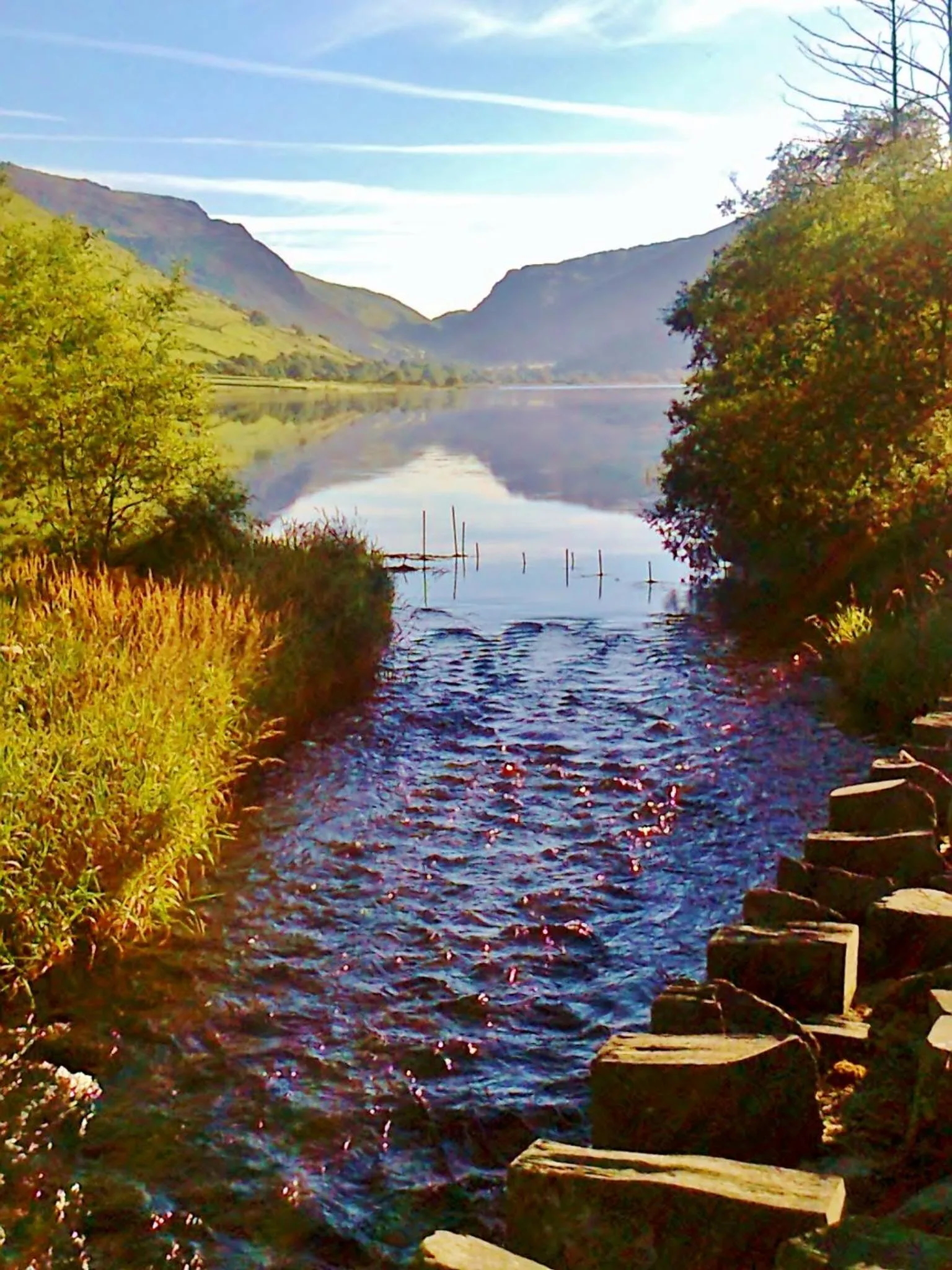 Lake view in Pen-Y-Bont Hotel
